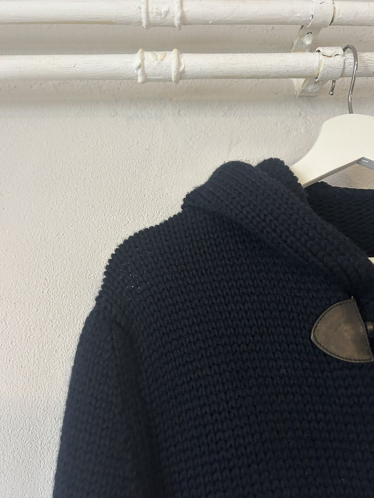 Prada Prada Hooded Toggle Knit Jacket - Size 50 Size US M / EU 48-50 / 2 - 4 Thumbnail