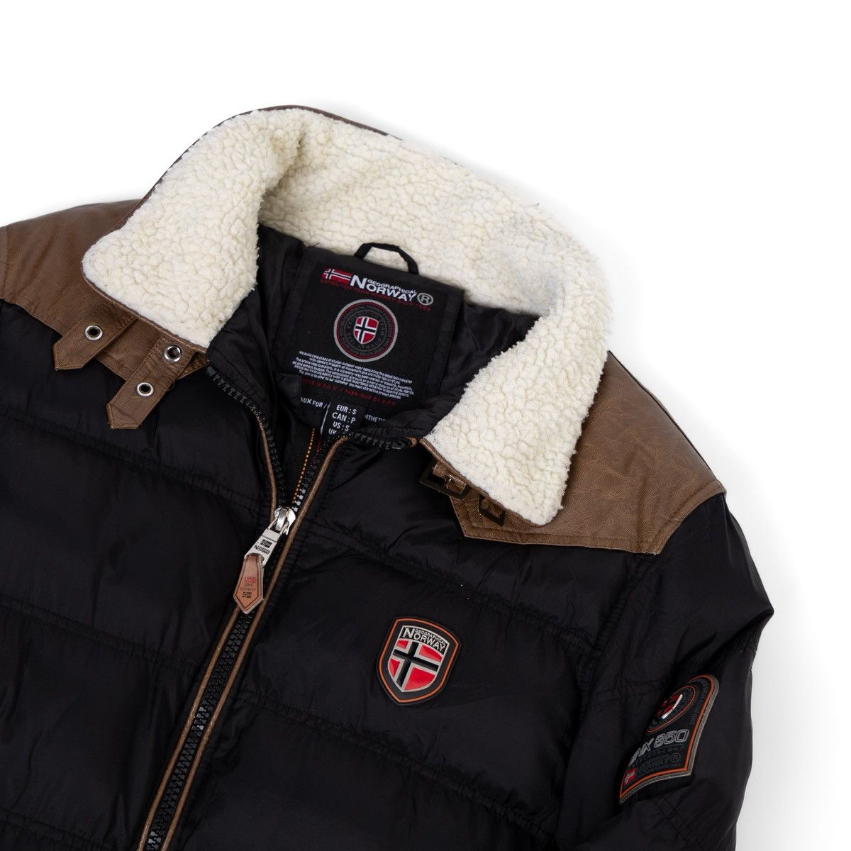 Other Geographical Norway Abramovitch Mens Black Puffer Jacket Size US S / EU 44-46 / 1 - 4 Thumbnail