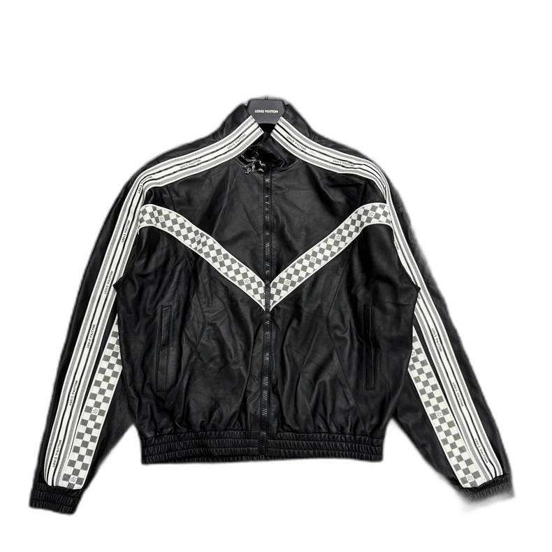 Louis Vuitton Louis Vuitton Leather Checkerboard Jacket-2506 Size US M / EU 48-50 / 2 - 1 Thumbnail