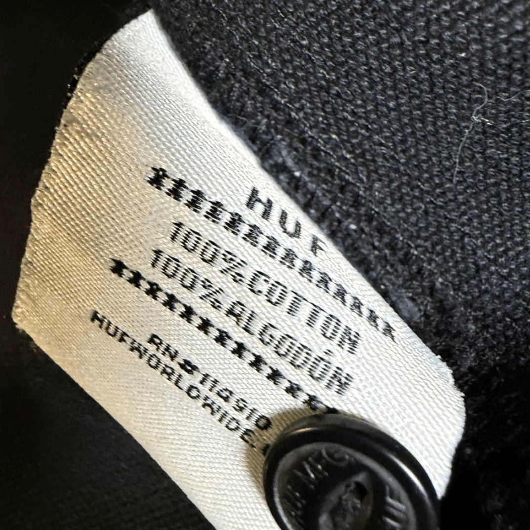 Huf Huf Mfg Co Worldwide Denim Shirt Jacket Button Front Black M Mens Jeans Shirt Jacket Denim Style Size US M / EU 48-50 / 2 - 7 Thumbnail