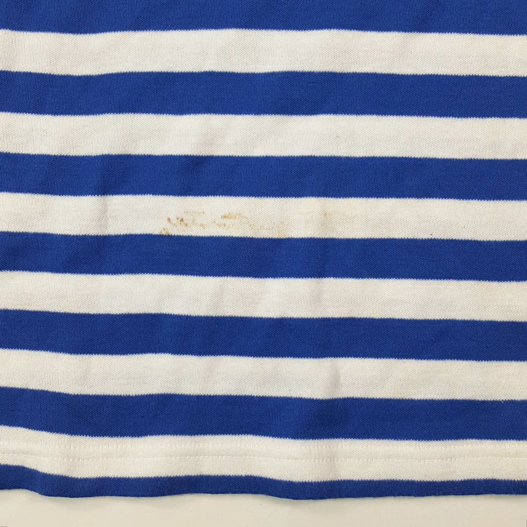 Nautica VINTAGE Tan Jay Mariners Club Women's Size Small Striped Blue T Shirt Top Sleeve Crew Neck Short Sleeve… Size S / US 4 / IT 40 - 5 Thumbnail