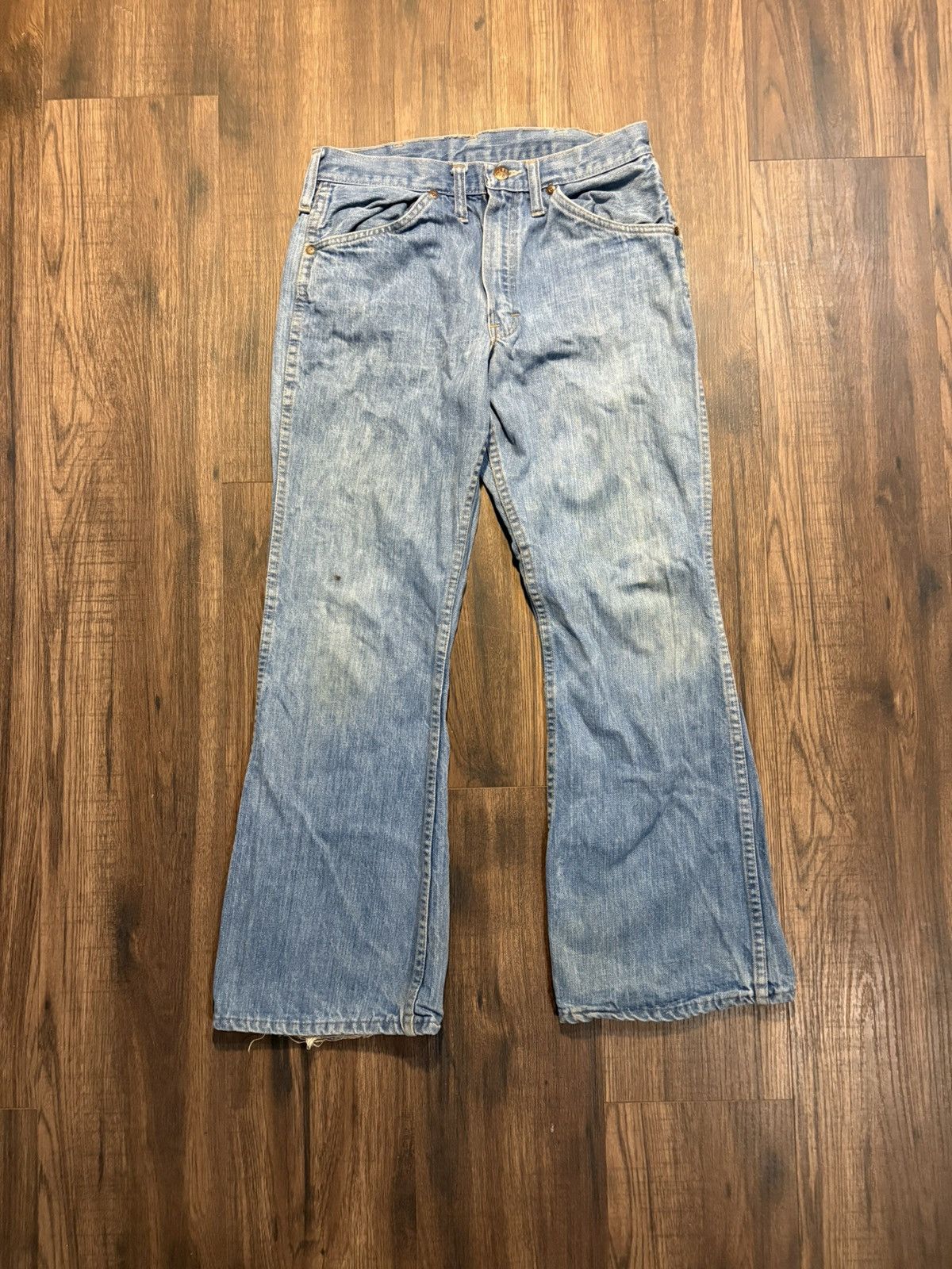 Vintage 🔥Vintage 70s Made In Usa Dee Cee Bell Bottom Pants🔥 Size US 28 / EU 44 - 1 Thumbnail