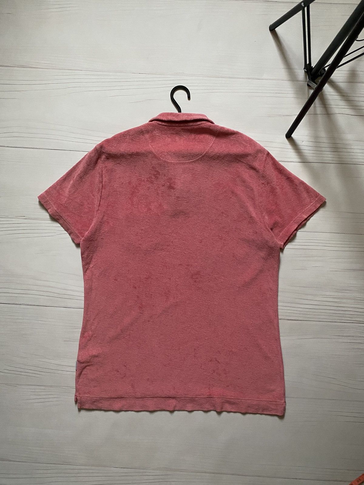 Orlebar Brown Orlebar Brown Terry Watermelon towelling polo t shirt Size US XXL / EU 58 / 5 - 2 Thumbnail
