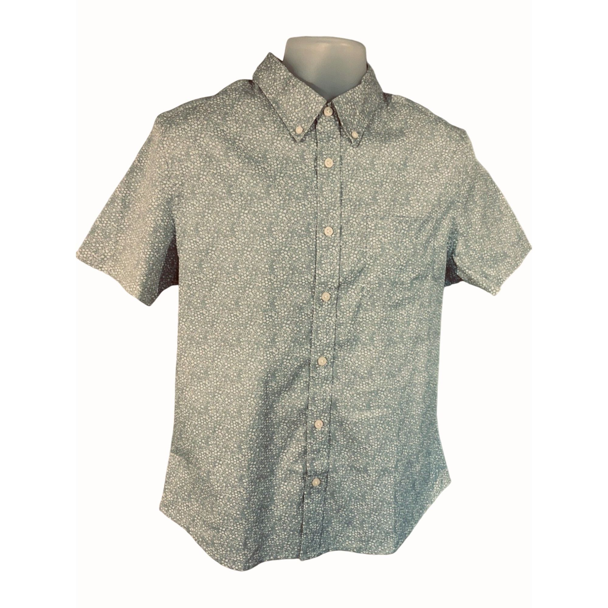 JACHS NY Jachs New York Mens Grey Peach Short Sleeve Shirt Small NEW Size US S / EU 44-46 / 1 - 1 Thumbnail