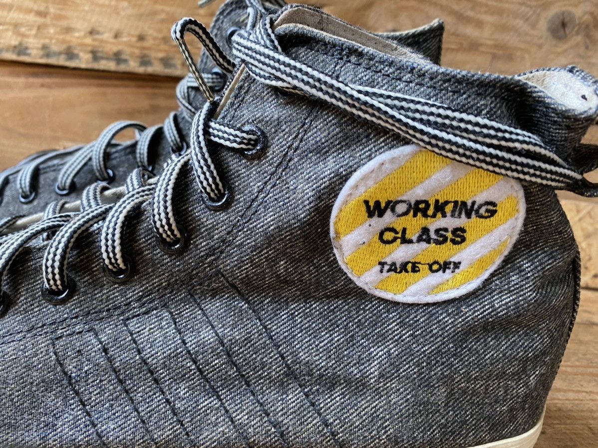 Adidas × Vintage Vintage Adidas nizza, take off working class hi-top sneaker Size US 12 / EU 45 - 8 Thumbnail