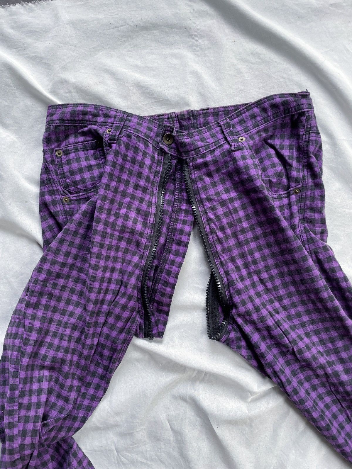 In The Attic JAPANESE HIKORI PLAID PANTS STREET STYLE Size US 34 / EU 50 - 7 Thumbnail