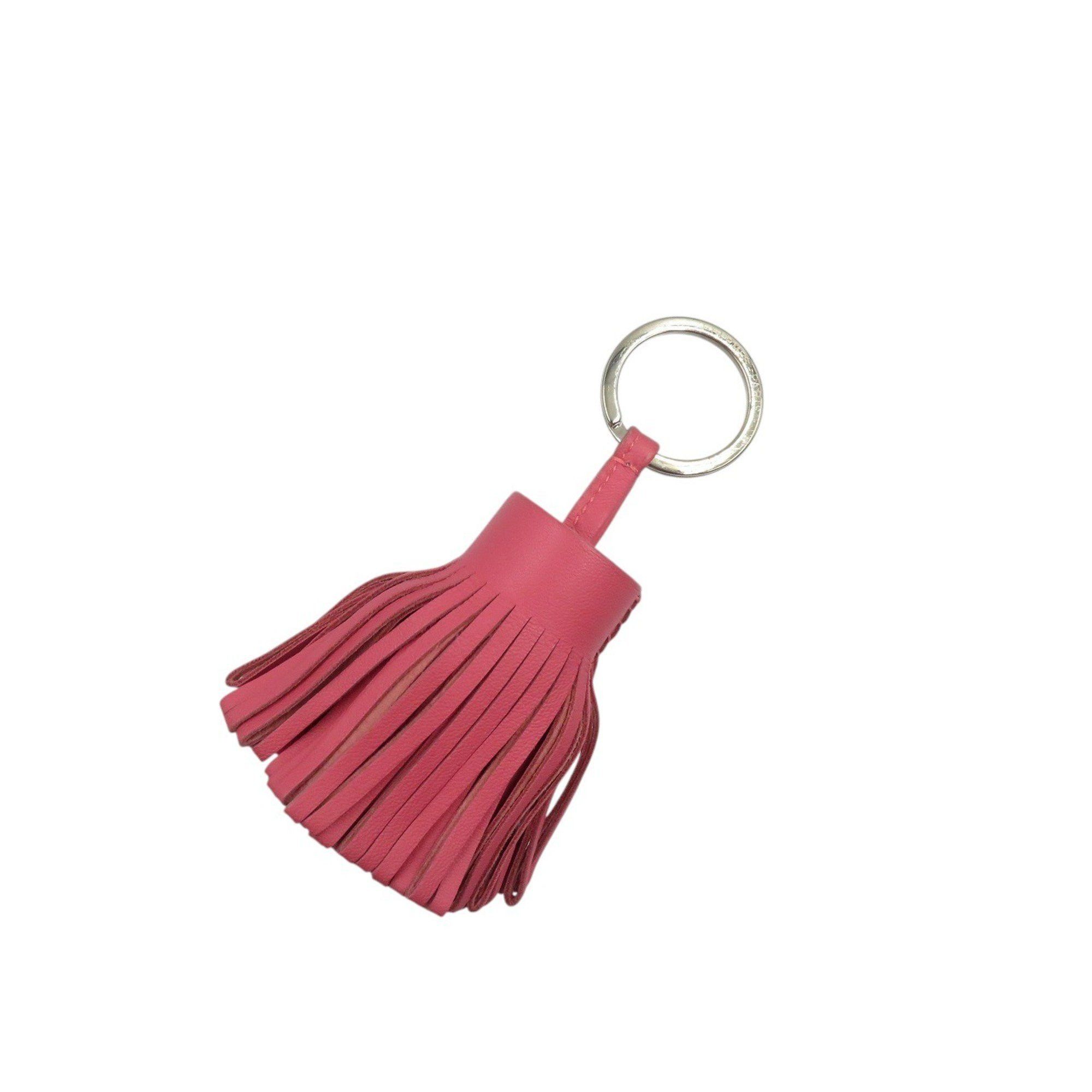 Hermes Hermès Carmen Anjo Milo Silver Hardware Rose Azalee Pink Key Ring 1347 HERMES Size ONE SIZE - 1 Thumbnail