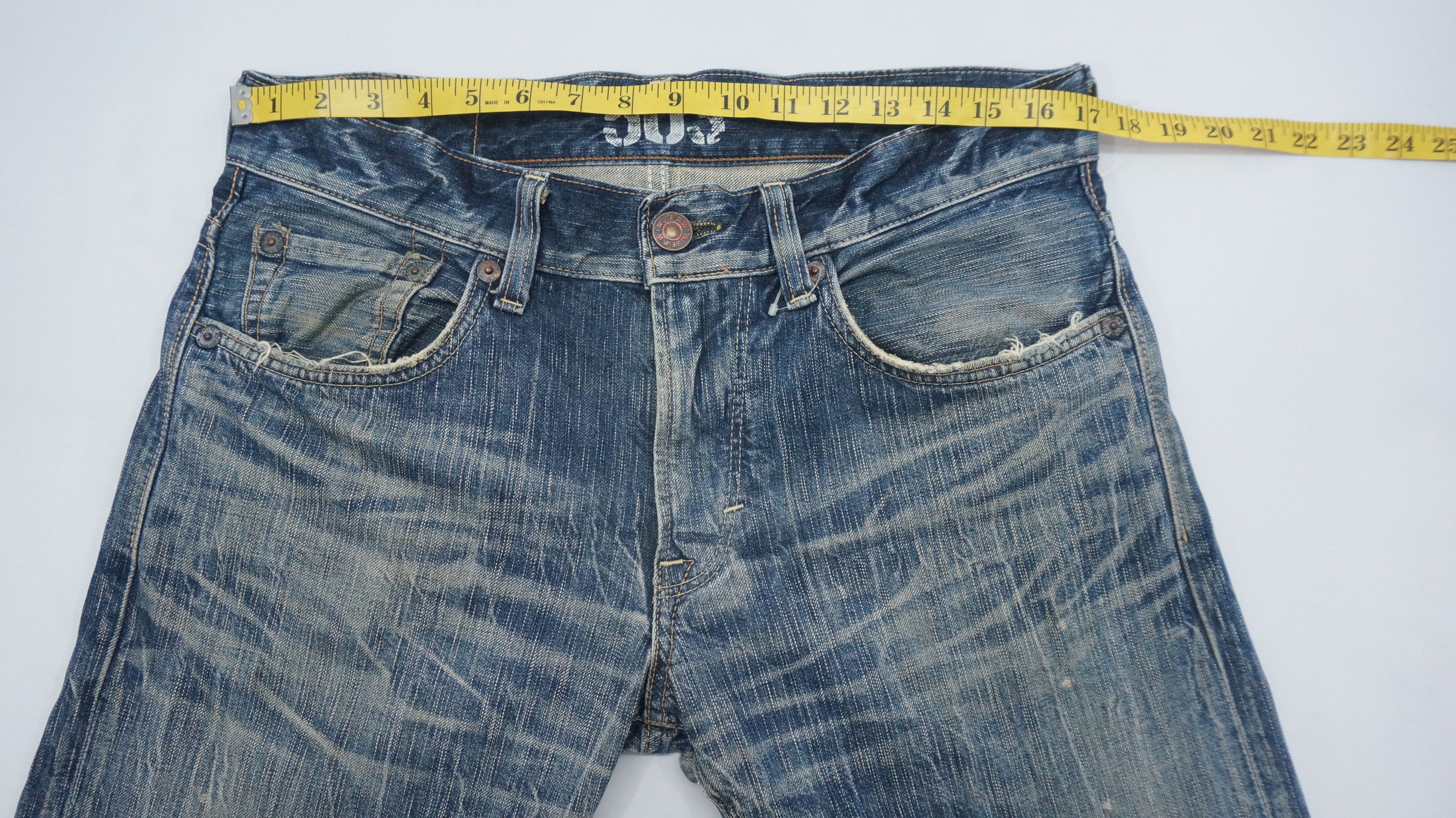 Japanese Brand 🔥 Flared EDWIN 503 Rusty Vintage Size 34 Size US 34 / EU 50 - 10 Thumbnail