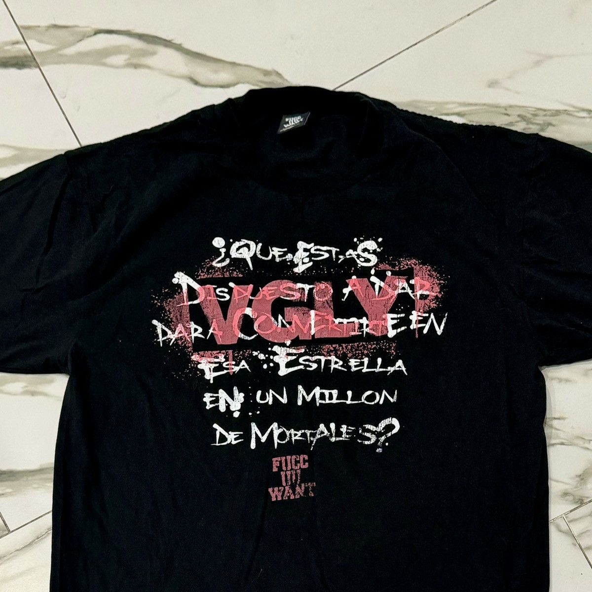 Designer STREETWEAR BRAND FUCC UU WANT UGLY TEE! Size US XL / EU 56 / 4 - 3 Thumbnail
