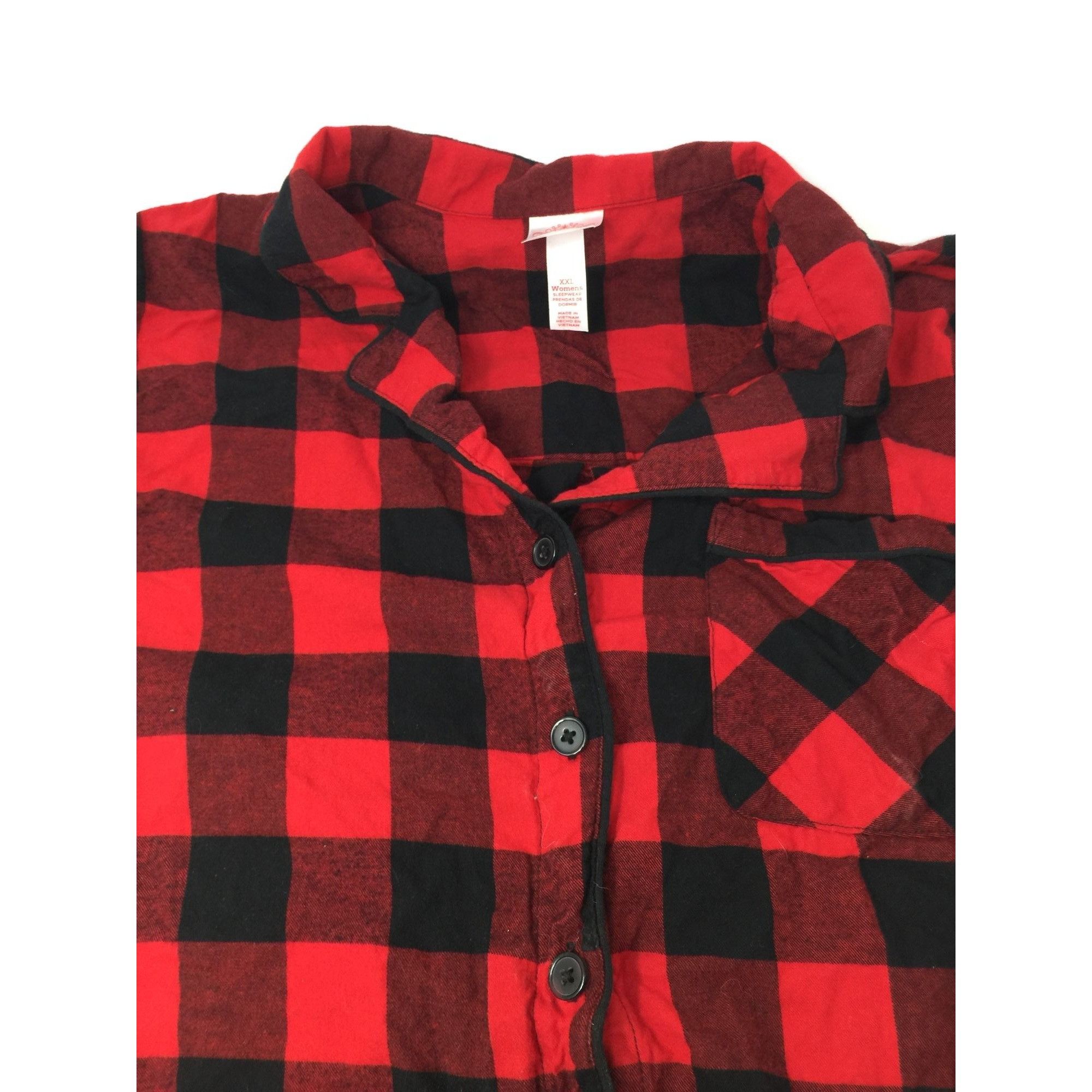 Other Womens Wondershop at Target Red/Black Plaid Matching Pajamas Size XXL / US 16-18 / IT 52-54 - 8 Thumbnail