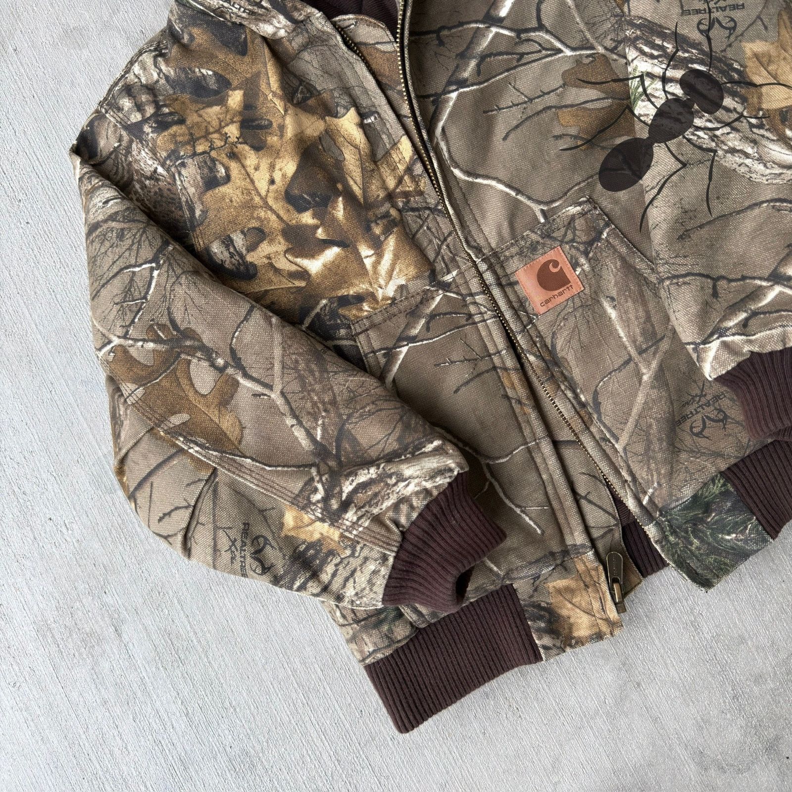 Carhartt × Vintage Carhartt YOUTH realtree camo work wear jacket Size US XS / EU 42 / 0 - 2 Thumbnail