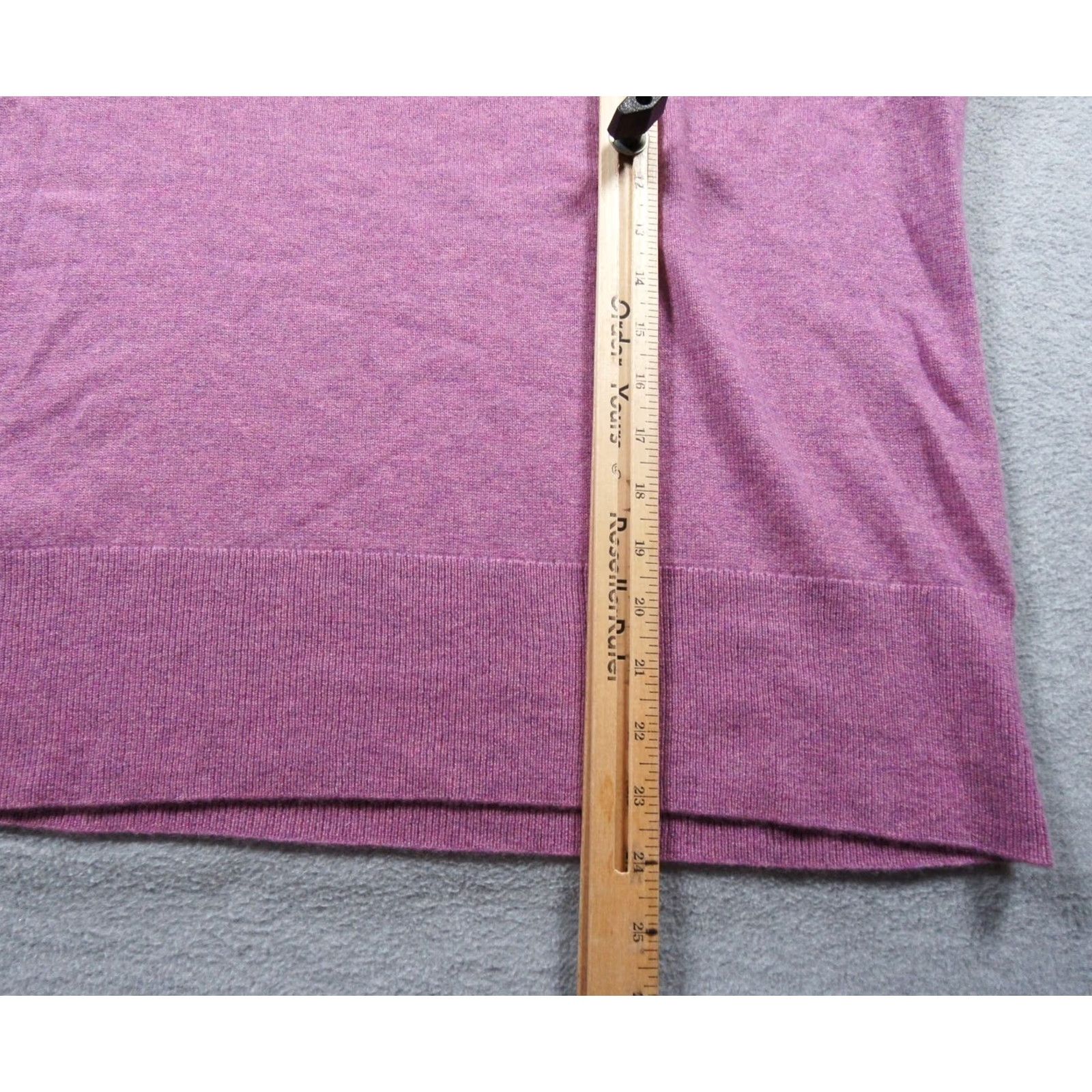 J.Crew J.Crew Sweater Womens Medium Purple 100% Cashmere Knit Crewneck Luxury Soft Size M / US 6-8 / IT 42-44 - 7 Thumbnail
