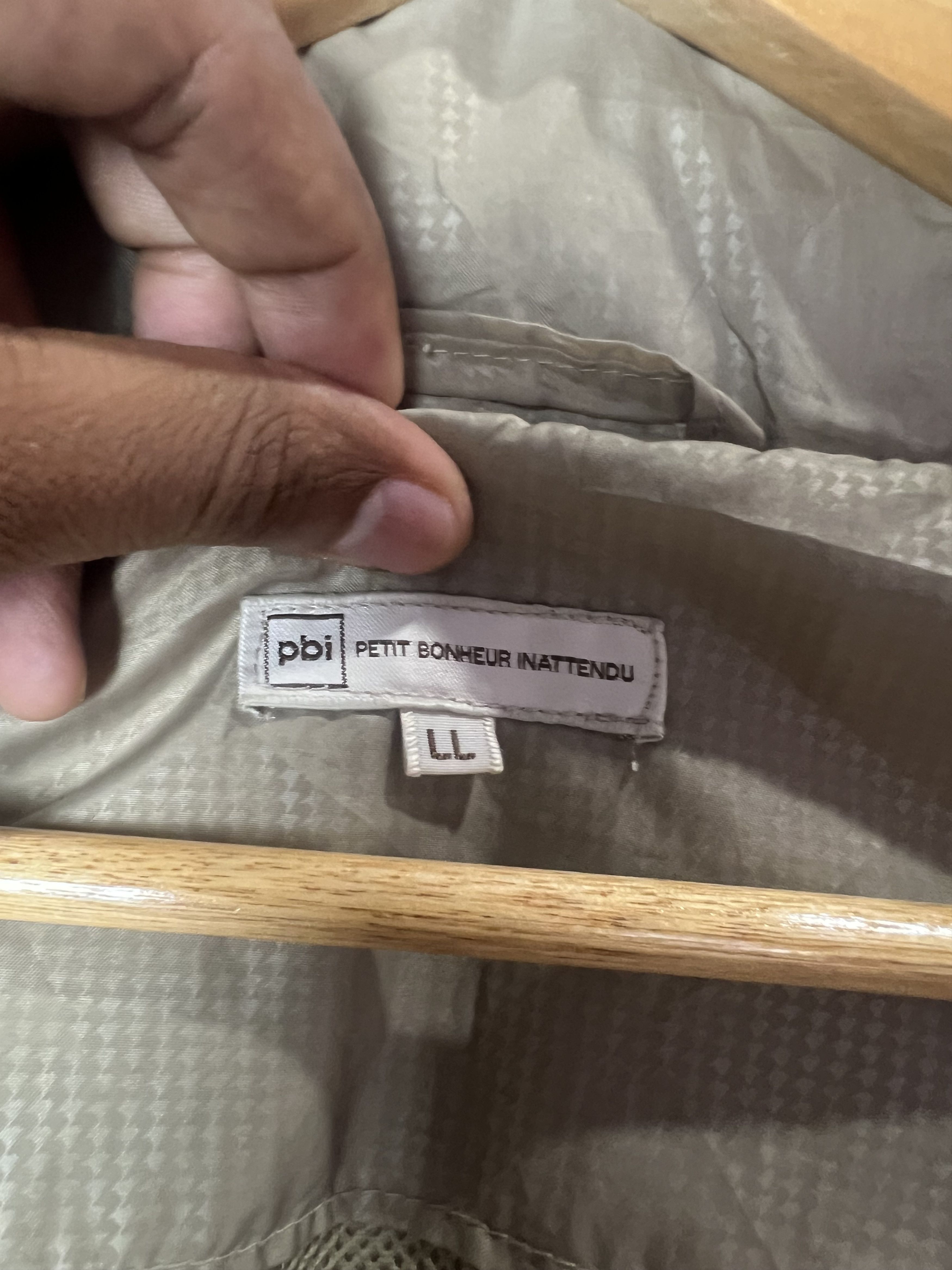 Japanese Brand Petit Bonheur Inattendu Nylon Windbreaker Size US L / EU 52-54 / 3 - 9 Thumbnail