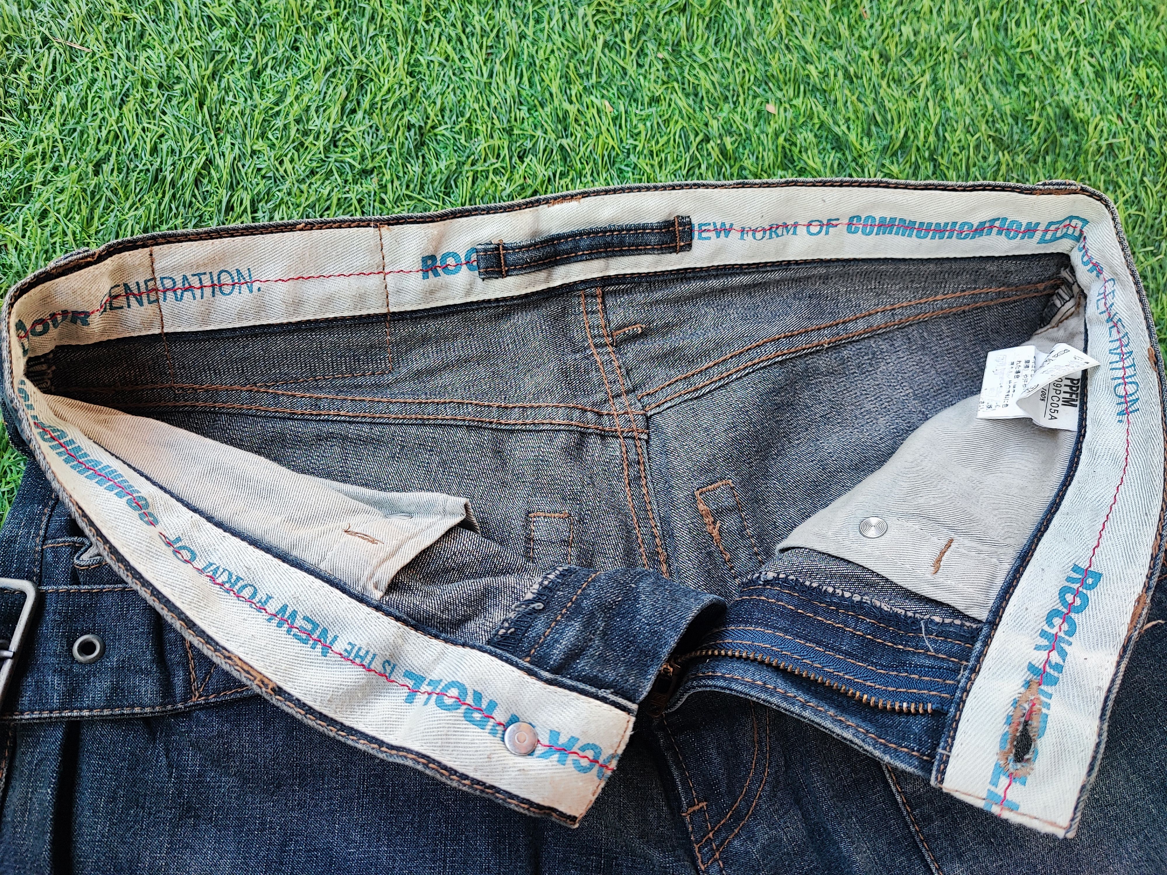 Kapital Ppfm vintage y2k grunge faded blue skater baggy jeans Size US 30 / EU 46 - 14 Thumbnail