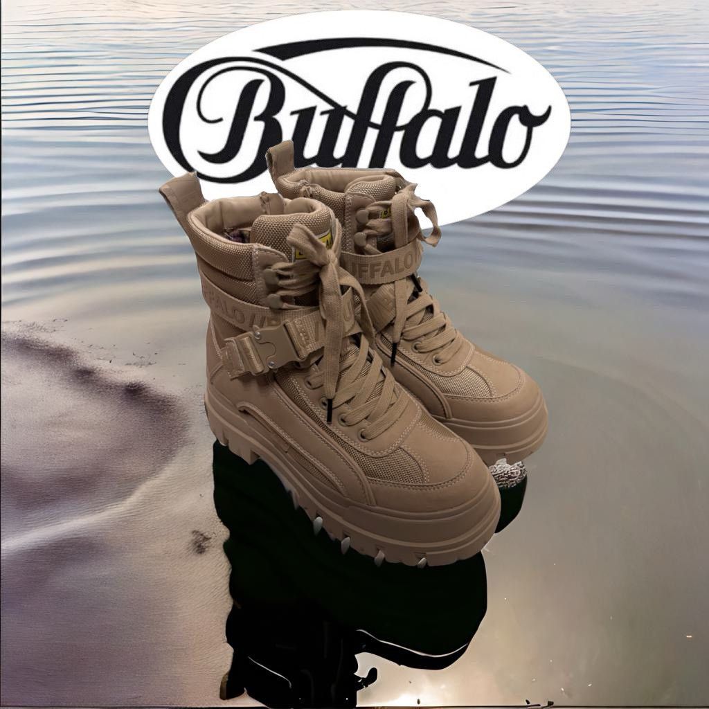 Designer BUFFALO BOOTS BEIGE WOMENSWEAR Size US 8.5 / IT 38.5 - 1 Thumbnail