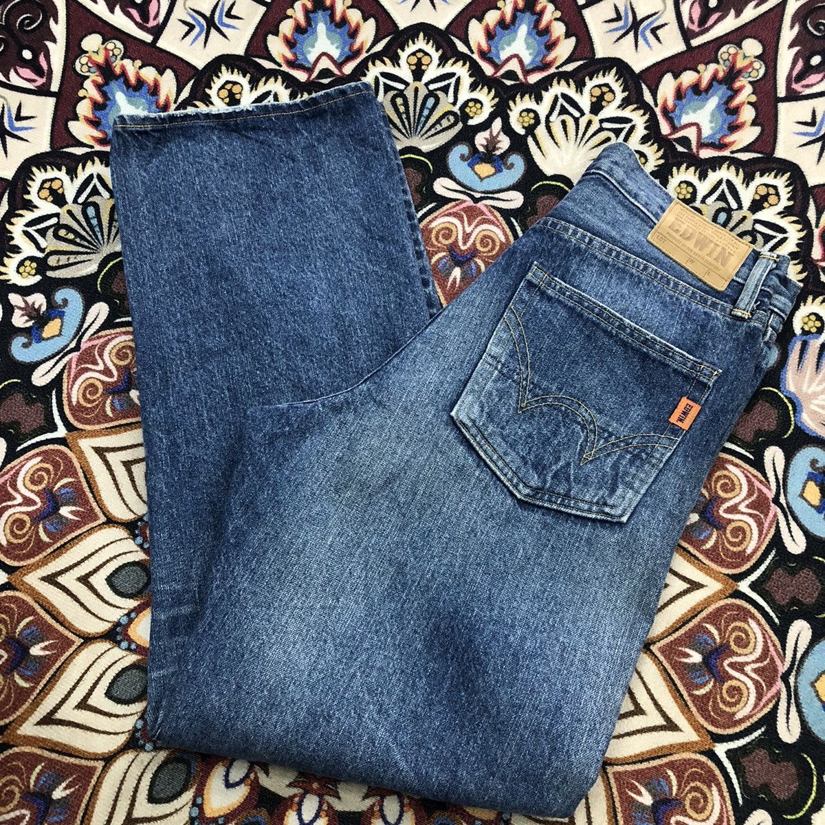 Edwin Edwin 505 Ragged Selvedge Regular Denim Jeans Size US 30 / EU 46 - 17 Thumbnail