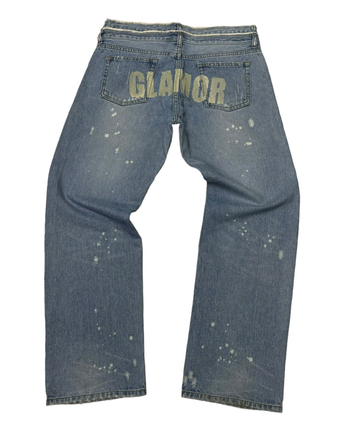Hysteric Glamour 🔥DOUBLE WAIST JAPANESE BRAND GLAMOR BAGGY DENIM JEANS Size US 34 / EU 50 - 1 Thumbnail