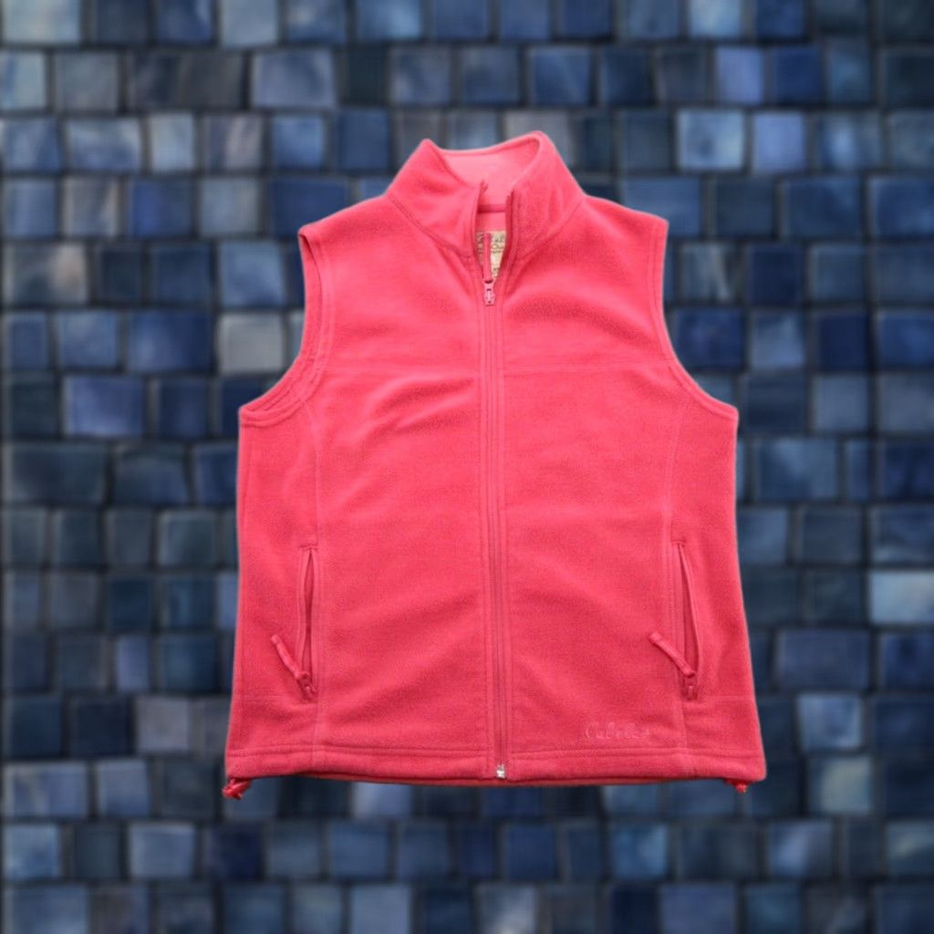 Vintage Cabela's Women’s Vest Fleece Full Zip Pink XS S Regular Size Small Outdoor Size S / US 4 / IT 40 - 1 Thumbnail