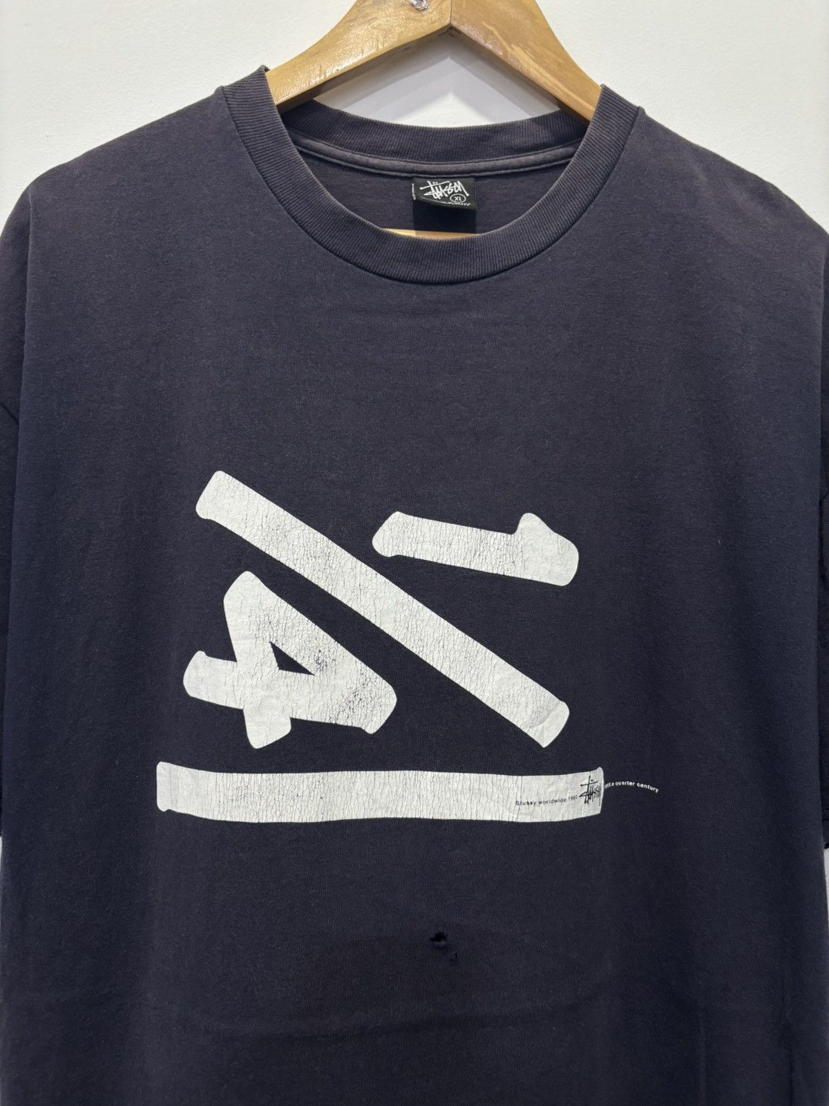 Stussy × Vintage Vintage Stussy 2005 Century Tshirt Size US XL / EU 56 / 4 - 3 Thumbnail
