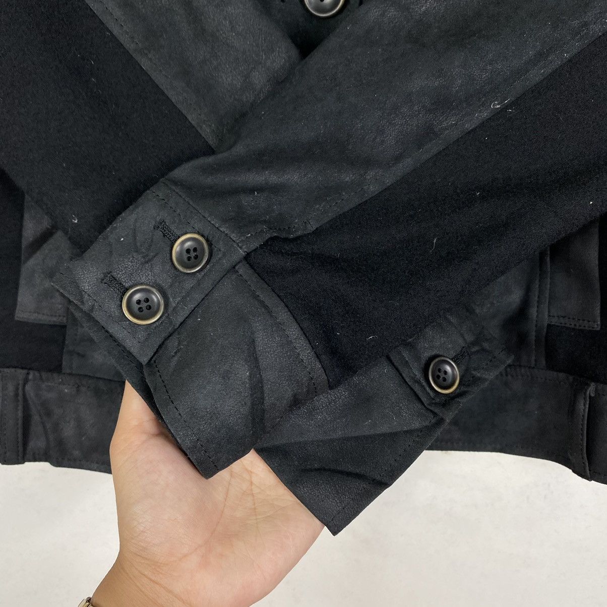 Kansai Yamamoto Kansai Bis Patchwork Cropped Jacket Size US M / EU 48-50 / 2 - 9 Thumbnail