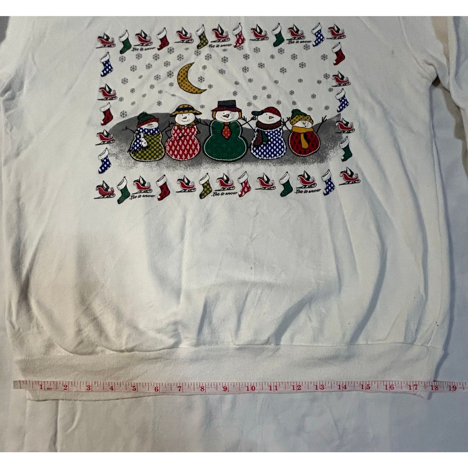 Other Vintage Act III Holiday Sweatshirt Festive Women’s Size M Size M / US 6-8 / IT 42-44 - 6 Thumbnail