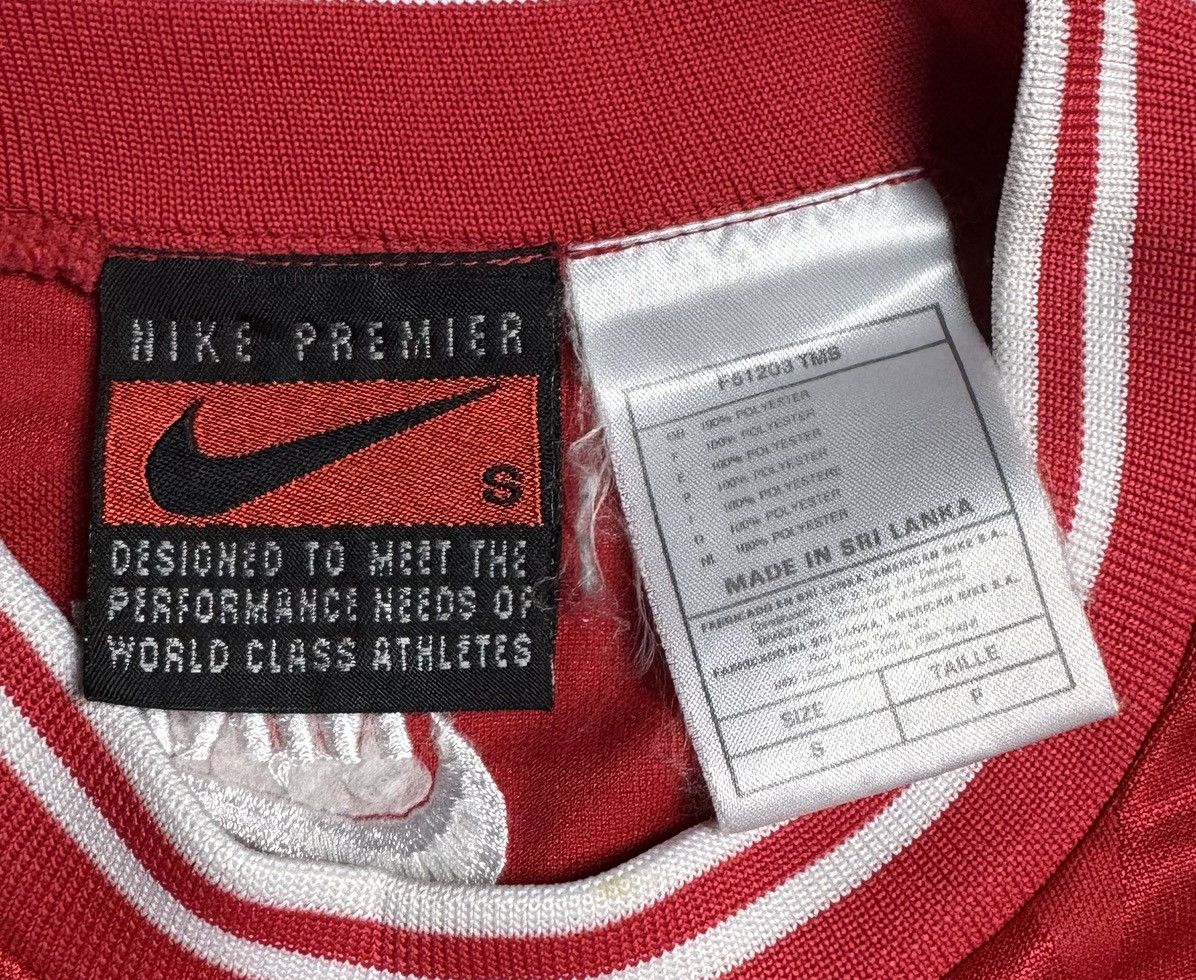 Nike 1990s Nike Premier Vintage Big Logo Shirt Jersey Size US S / EU 44-46 / 1 - 12 Thumbnail