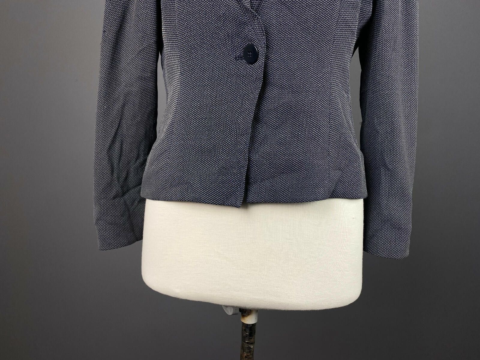 Armani Collezioni Armani Collezioni Grey Wool One Button Blazer Jacket Size 46 Size M / US 6-8 / IT 42-44 - 3 Thumbnail