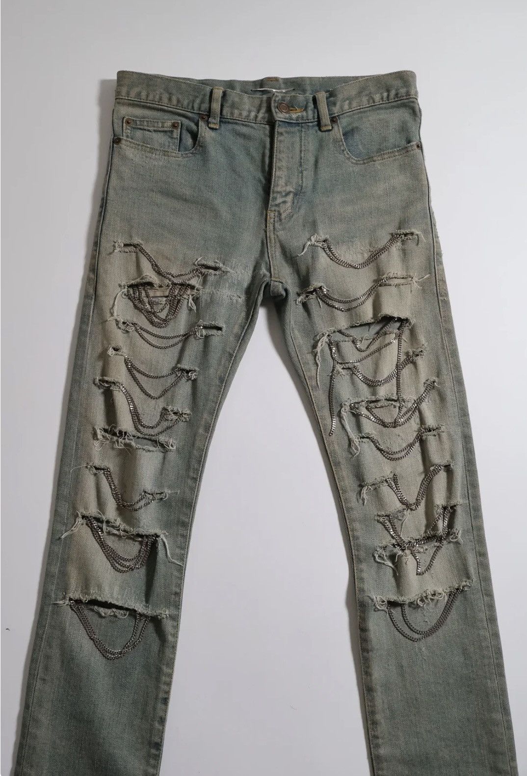 Saint Laurent Paris Saint Laurent FW13 Chain Denim Size US 28 / EU 44 - 3 Thumbnail