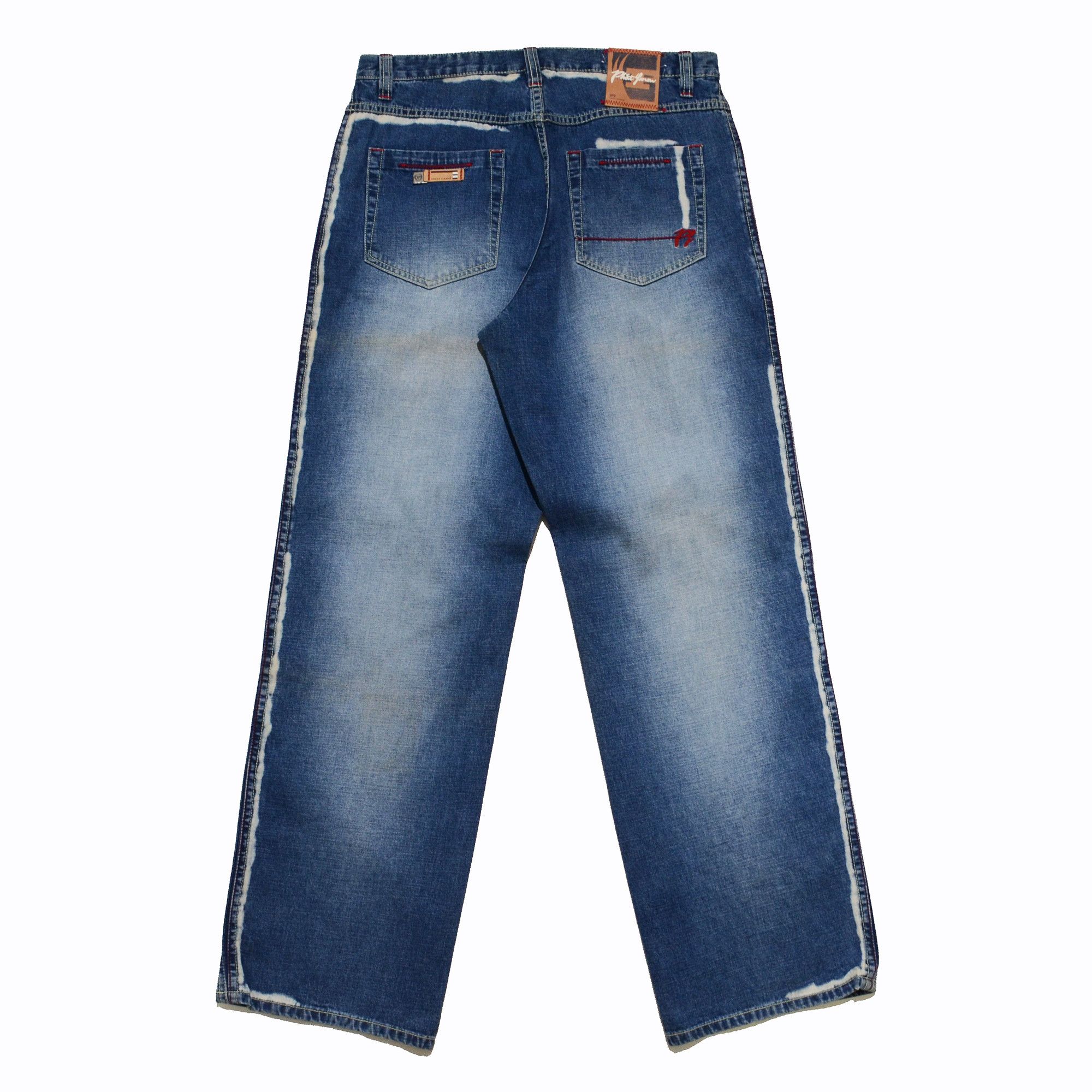 Phat Farm Phat Farm Jeans 32 x 33 Loose Fit 90s Hiphop Streetwear Size US 32 / EU 48 - 2 Thumbnail