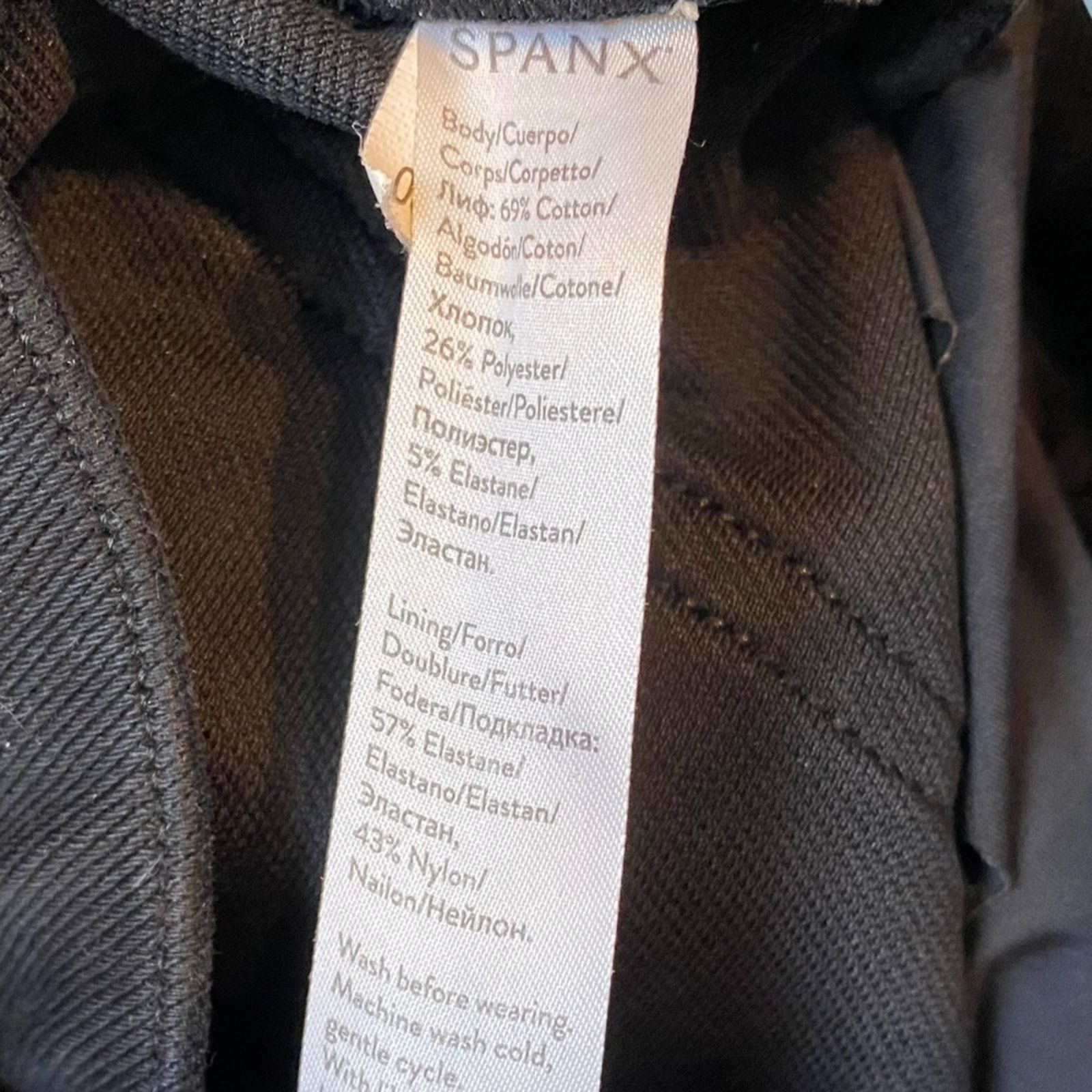 Spanx Spanx $100 Jean-ish Ankle Leggings BLK XL EUC Size 32" / US 10 / IT 46 - 13 Thumbnail
