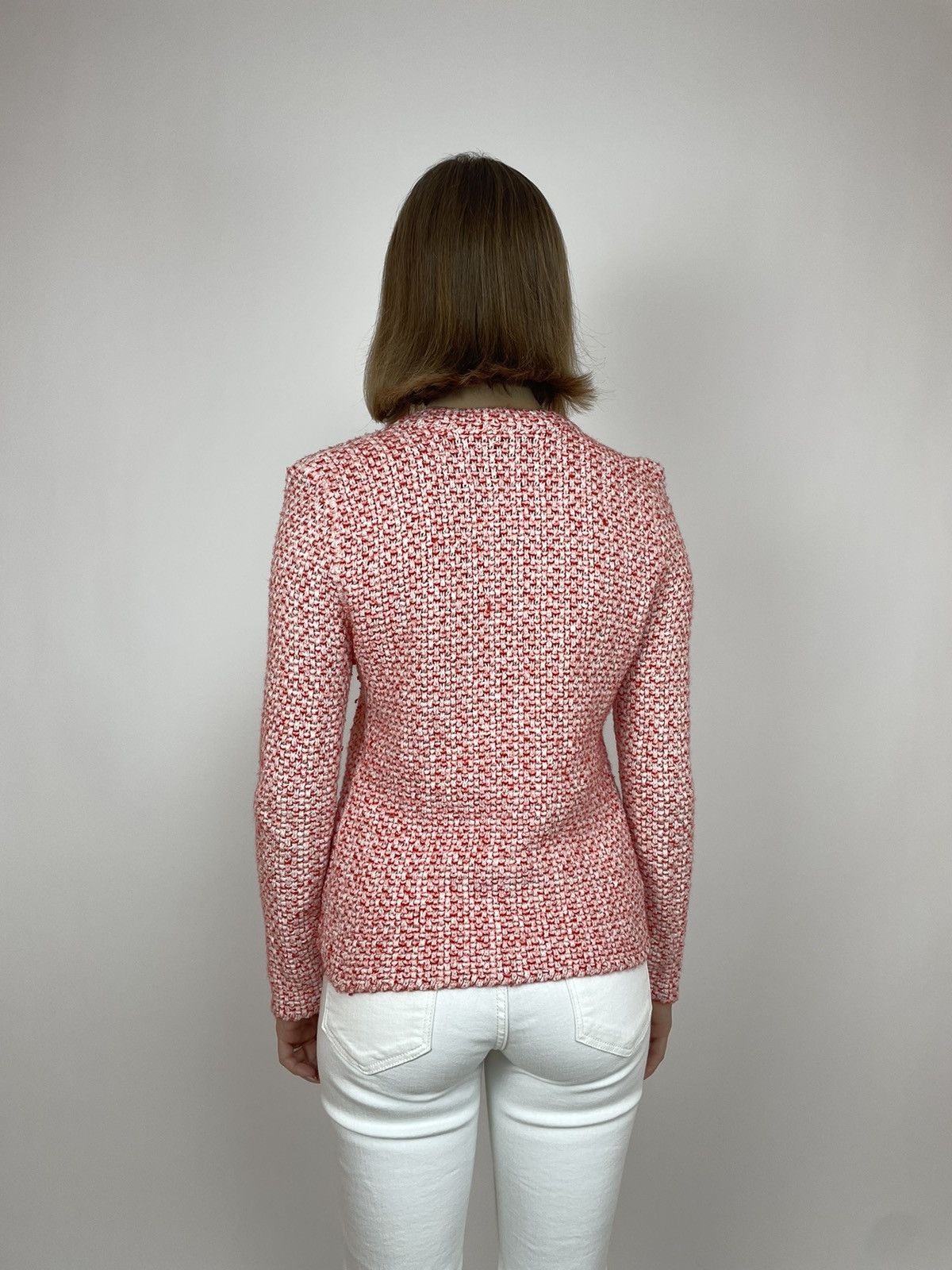 Designer MARC CAIN Knit Blazer full zip Womens size 6 Size M / US 6-8 / IT 42-44 - 5 Thumbnail