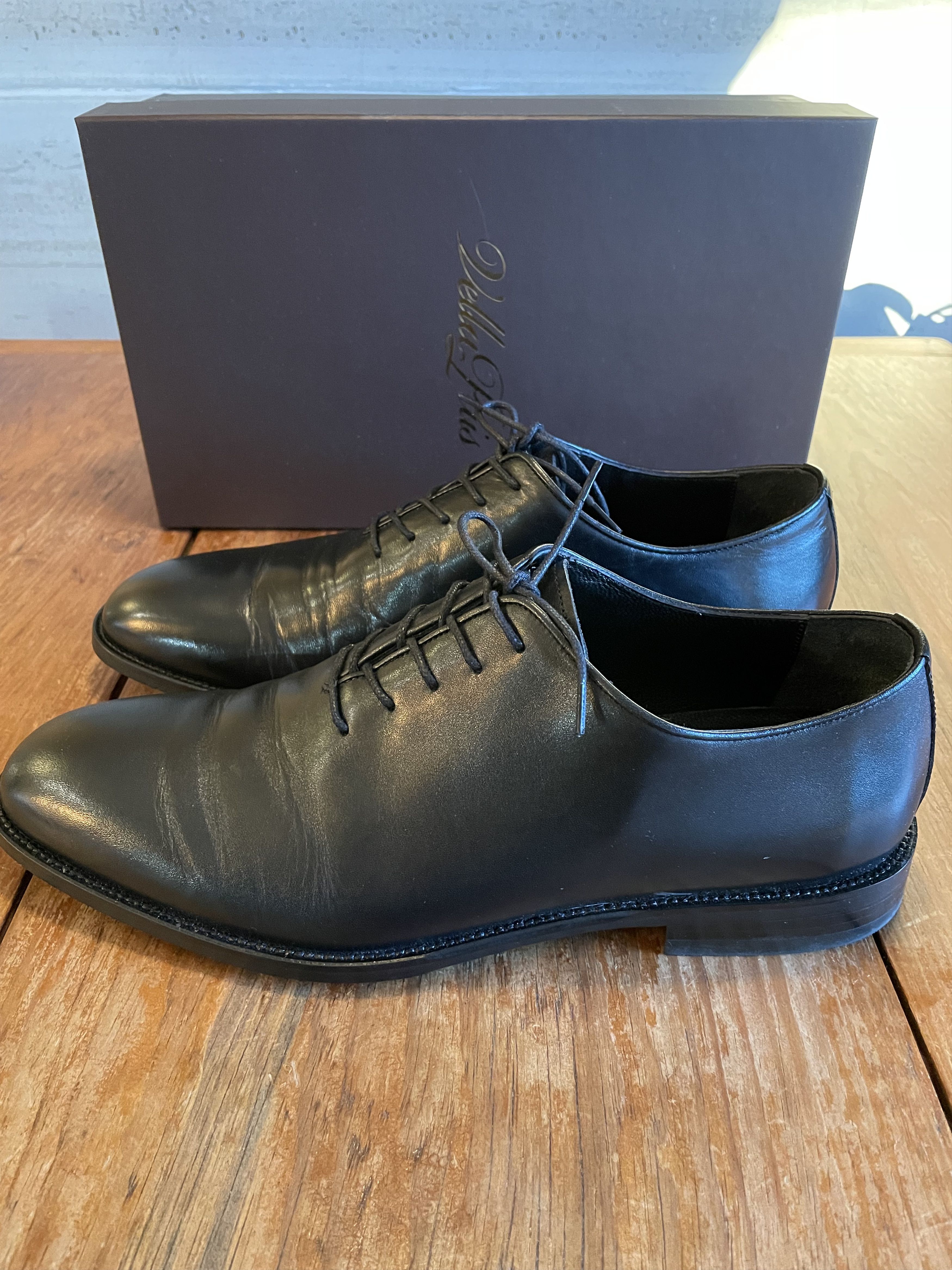 Other VellaPais Pile Oxford, Black Leather, Men's 10.5 Size US 10.5 / EU 43-44 - 3 Thumbnail