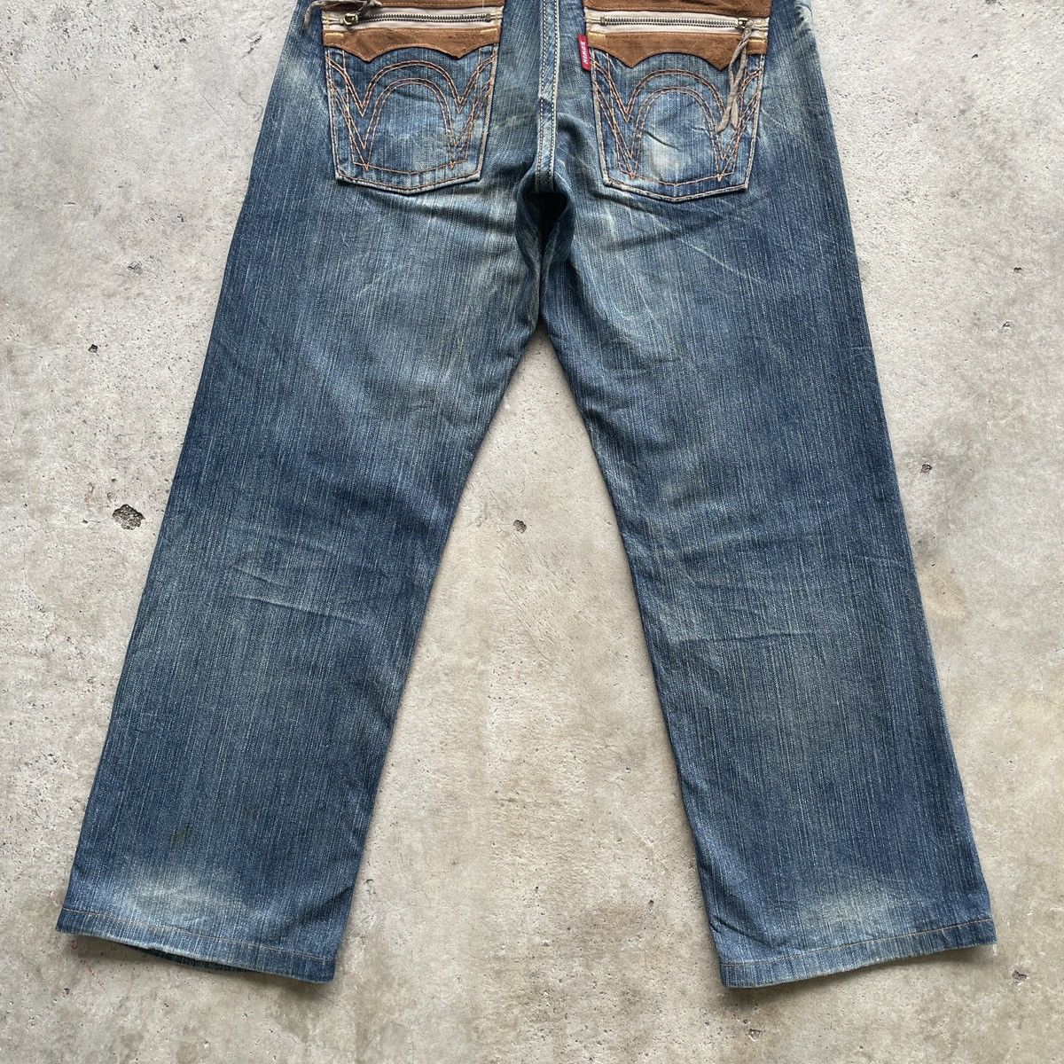 Edwin Vintage Edwin Rusty Denim Faded Distressed Jeans Pants W32 Size US 32 / EU 48 - 10 Thumbnail