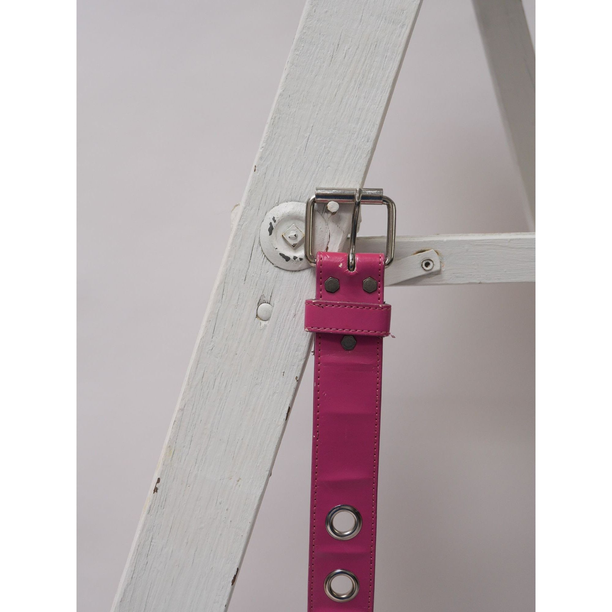 Other Y2k Pink Studded Leather Belt Size ONE SIZE - 2 Thumbnail