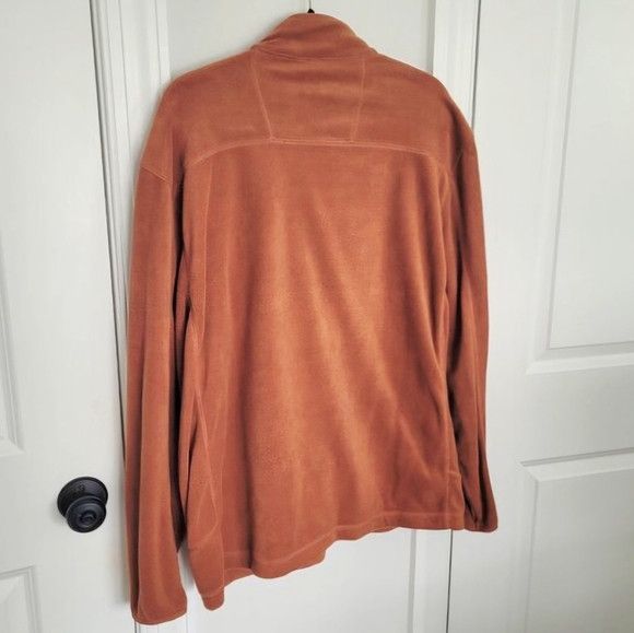 Greg Norman Tasso Elba Performance Five Iron Rust Zip Fleece Comfy Fall Size US XL / EU 56 / 4 - 8 Thumbnail