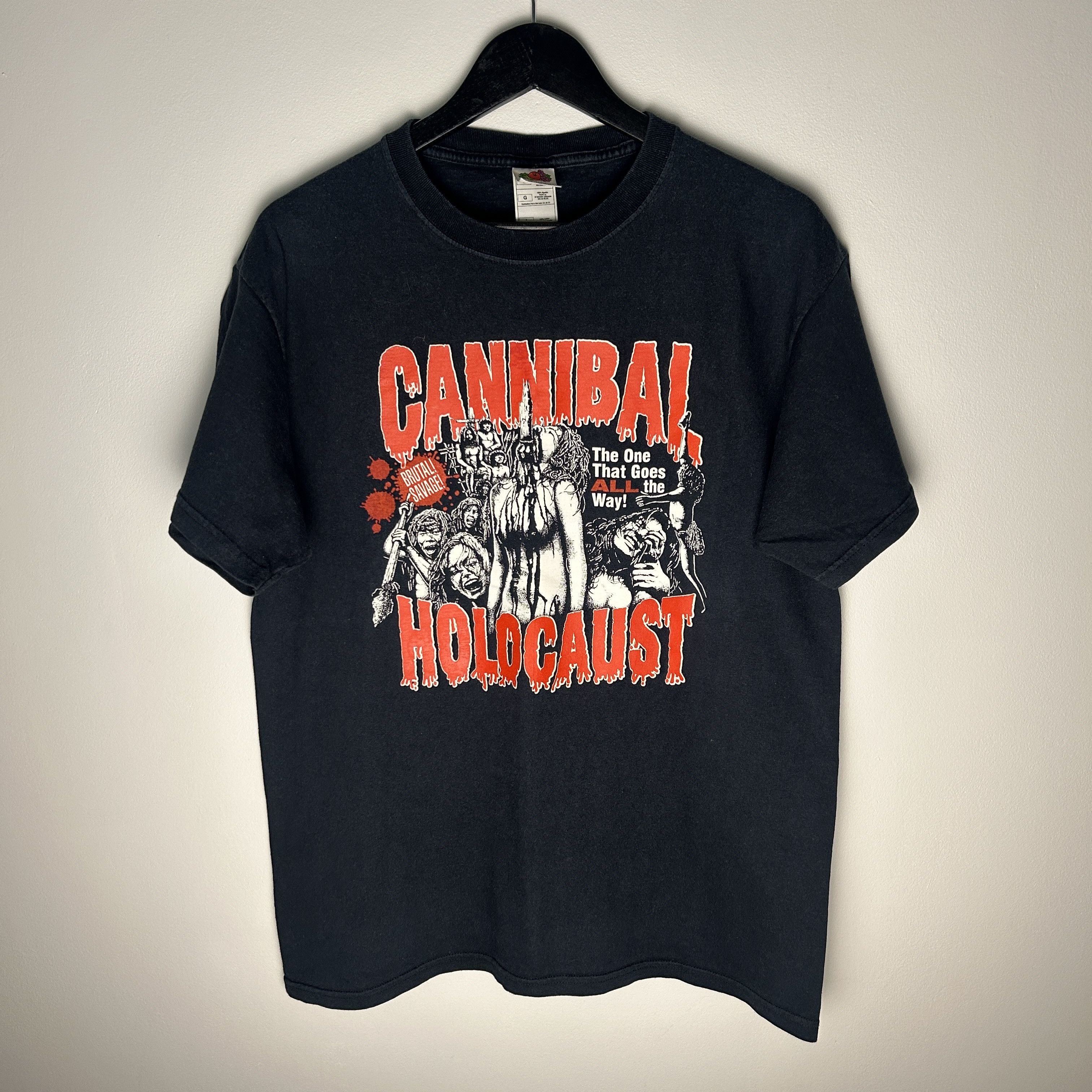 Vintage Vintage Cannibal Holocaust Horror T-shirt Size US L / EU 52-54 / 3 - 1 Thumbnail