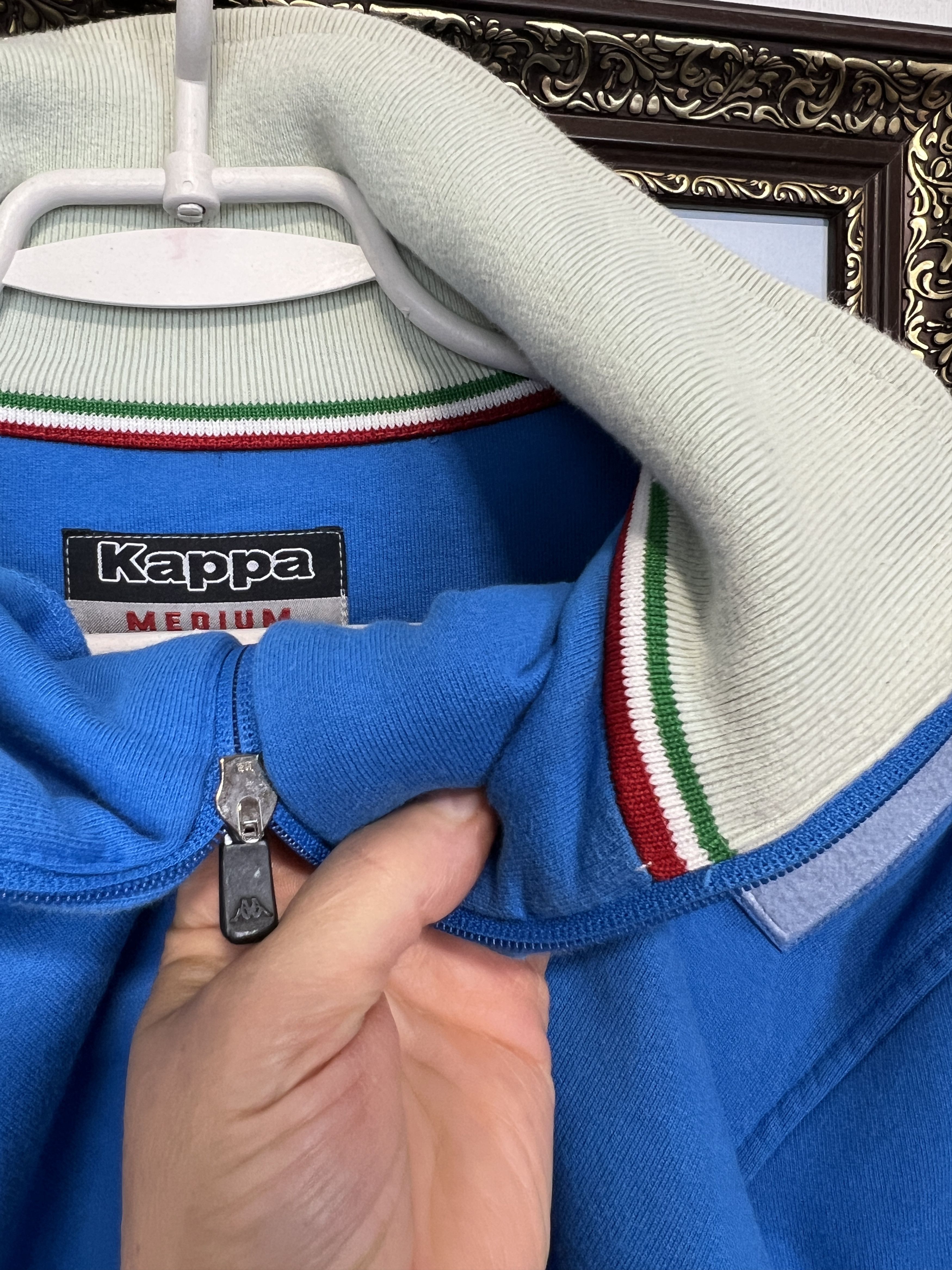 Kappa Vintage 2000's Kappa Italy Football Jacket Soccer Track Top Size US M / EU 48-50 / 2 - 4 Thumbnail