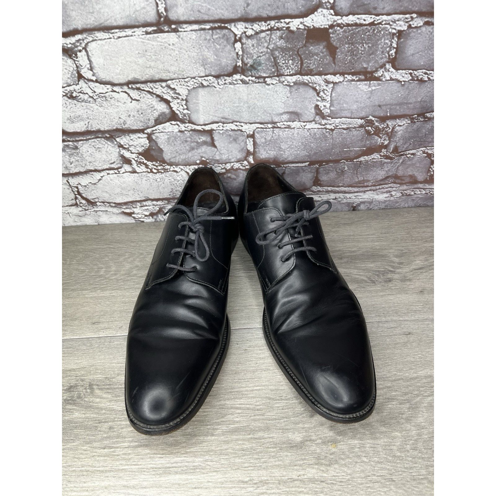 To Boot New York To Boot New York Adam Derrick Black Leather Derby Dress Shoe Size US 10.5 / EU 43-44 - 18 Thumbnail
