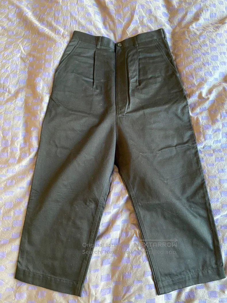 Comme des Garcons CDG Homme Low-Rise Wide-Leg Pants. Size US 32 / EU 48 - 1 Thumbnail