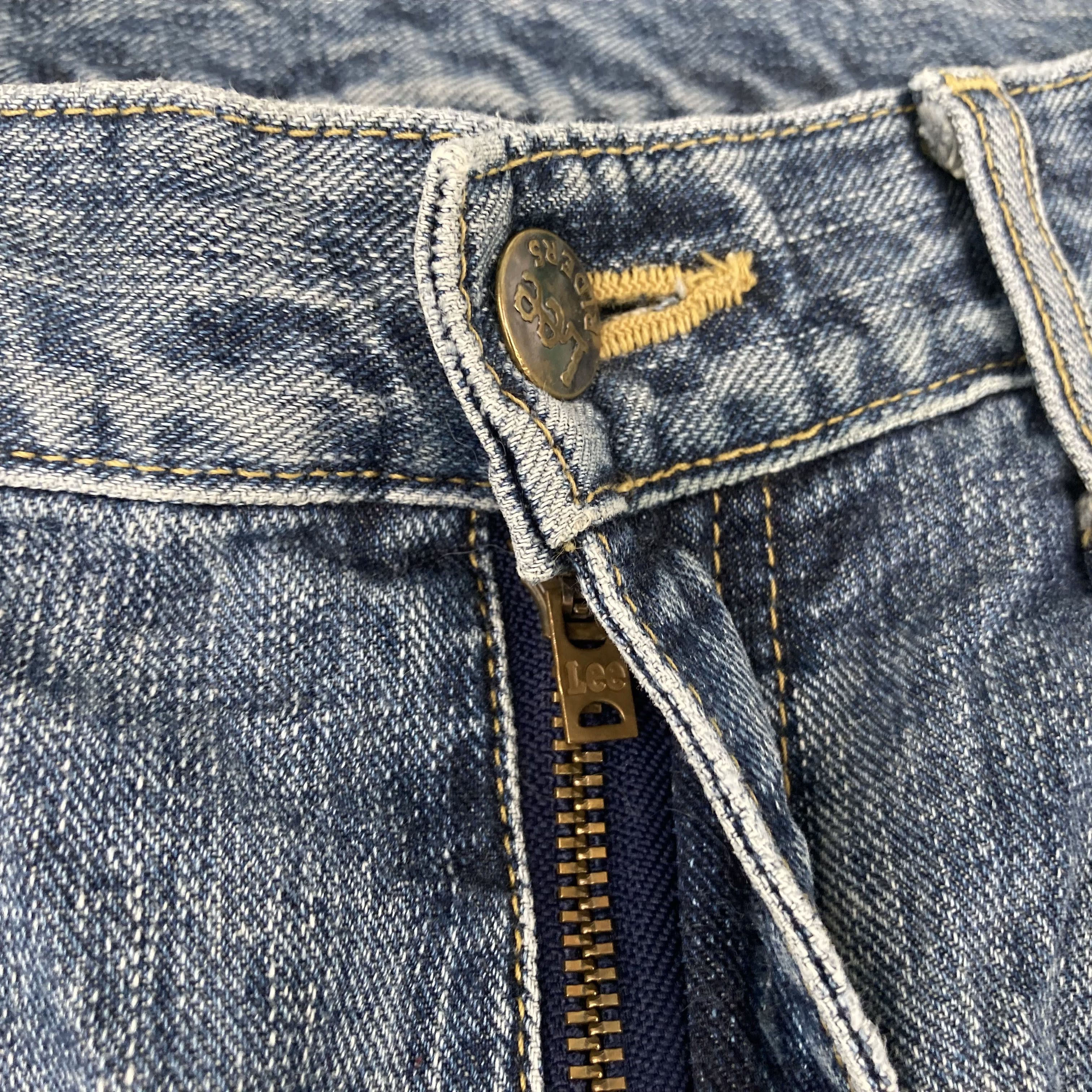 Designer × Lee × Vintage Vtg Lee Denim Sz 32 Bootcut Faded Jeans Size US 32 / EU 48 - 4 Thumbnail
