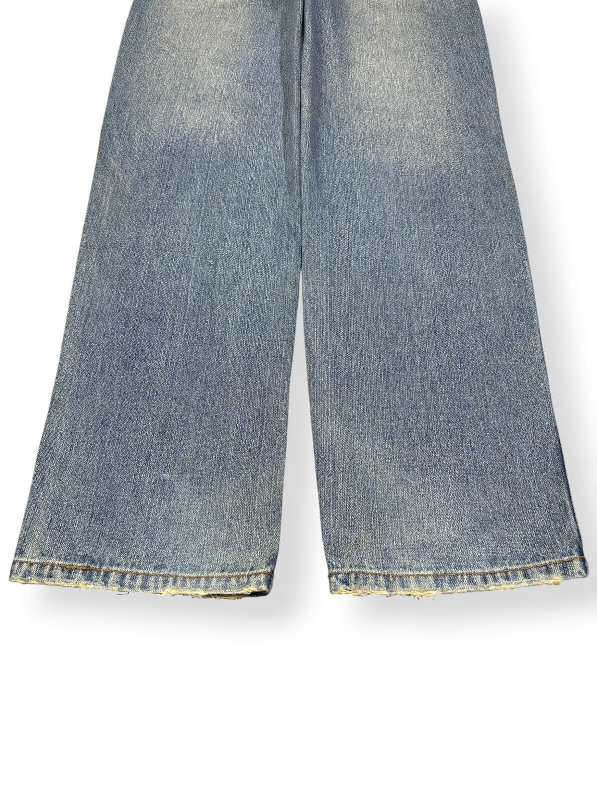 Japanese Brand Vintage Japanese Brand TDR Double Waist Distressed Jeans Size US 31 - 11 Thumbnail