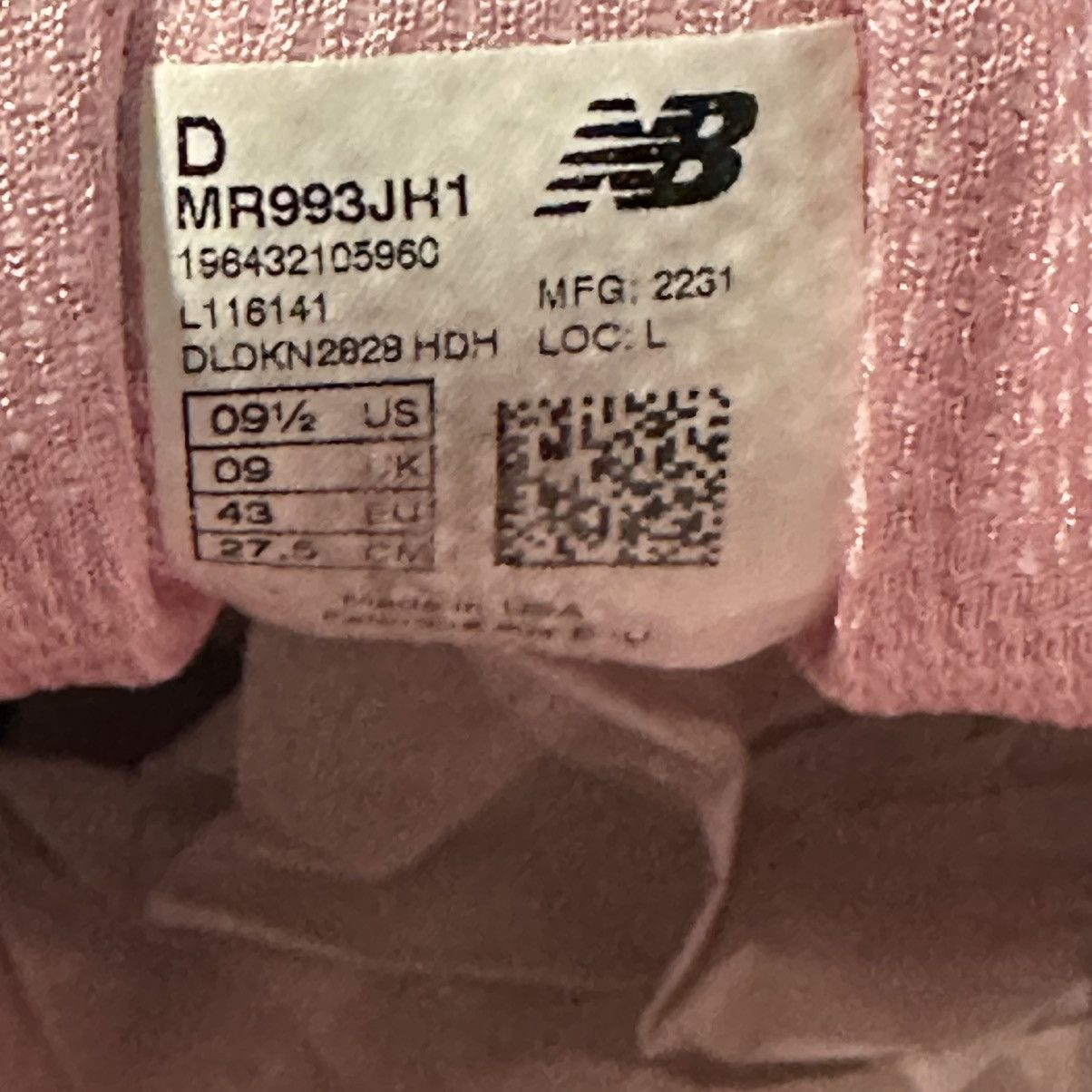 Joe Freshgoods × New Balance Joe FreshGoods New Balance 993 Powder Pink Size US 9.5 / EU 42-43 - 9 Thumbnail