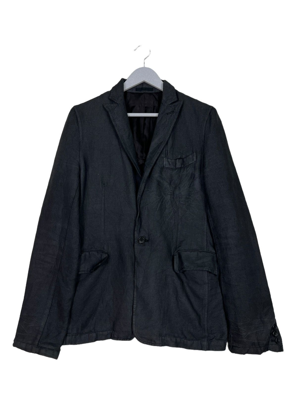 Aoi Kotsuhiroi AVOID JAPANESE DESIGNER BRAND COTTON BLAZER JACKET Size US L / EU 52-54 / 3 - 2 Thumbnail