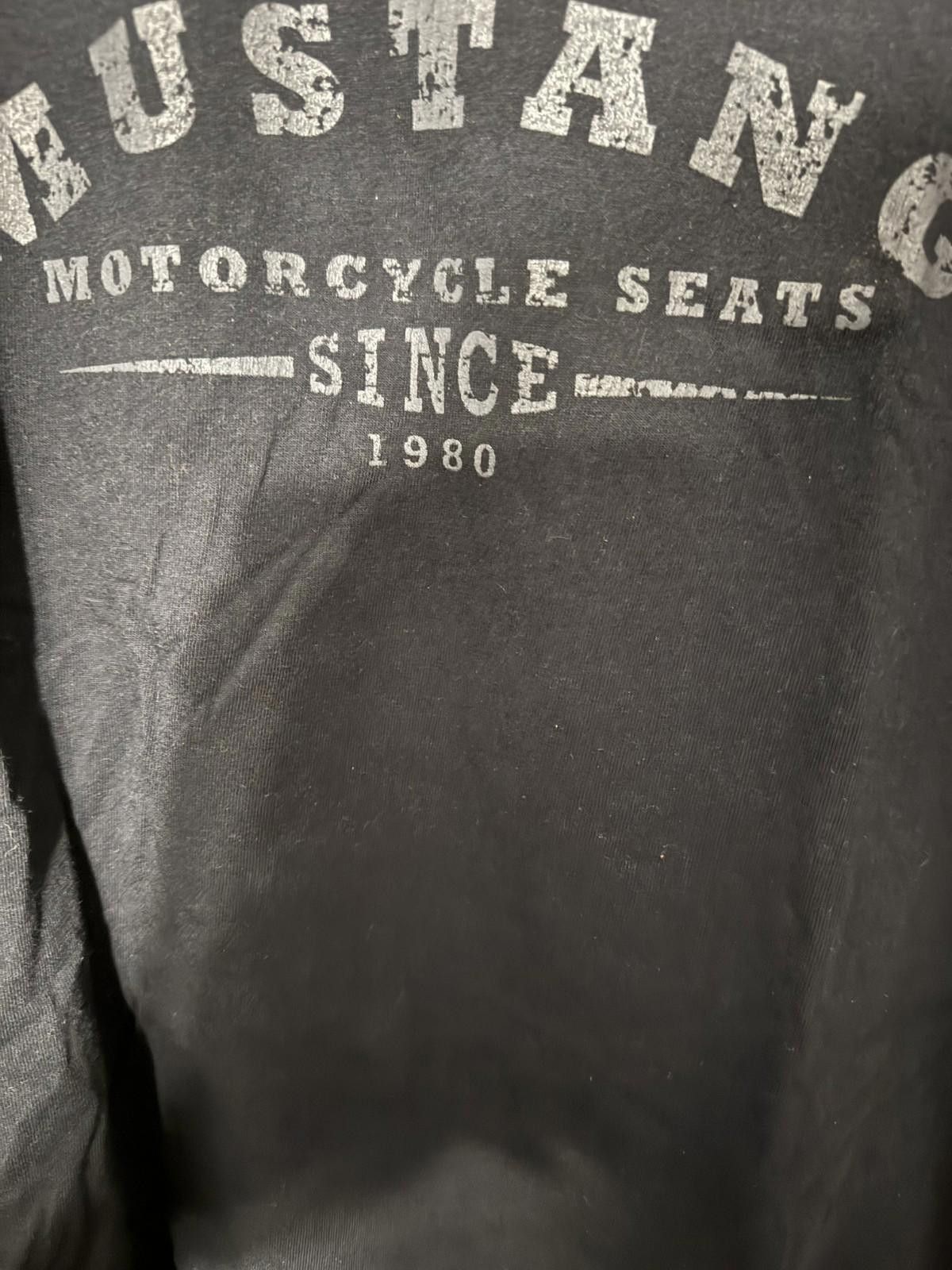 Other Mustang Motorcycle Seats Vintage T Shirt Men's Sz XL Black Size ONE SIZE - 4 Thumbnail