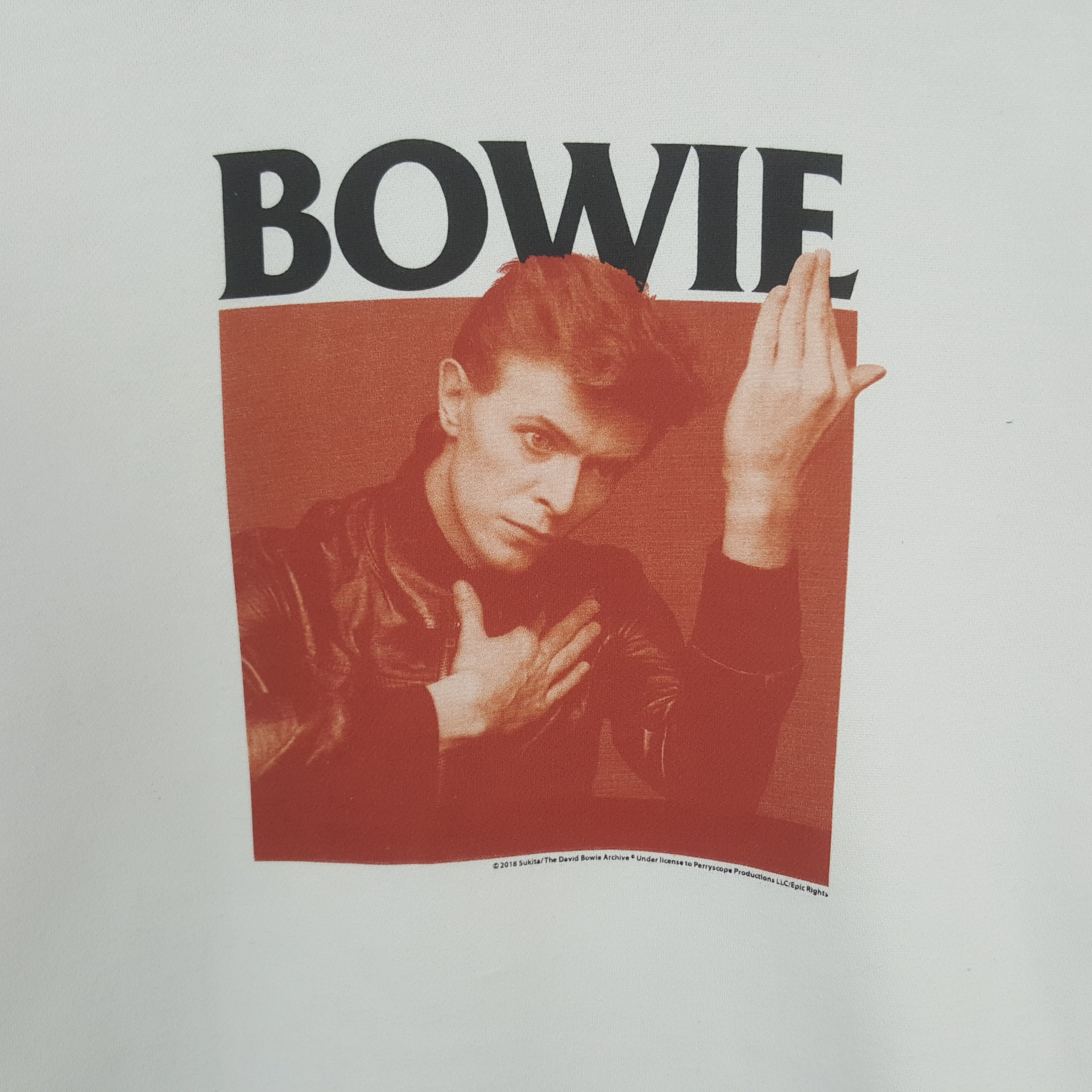 H&M Vintage David Bowie English Solo Singer Sweatshirt RR2 Size US M / EU 48-50 / 2 - 2 Thumbnail