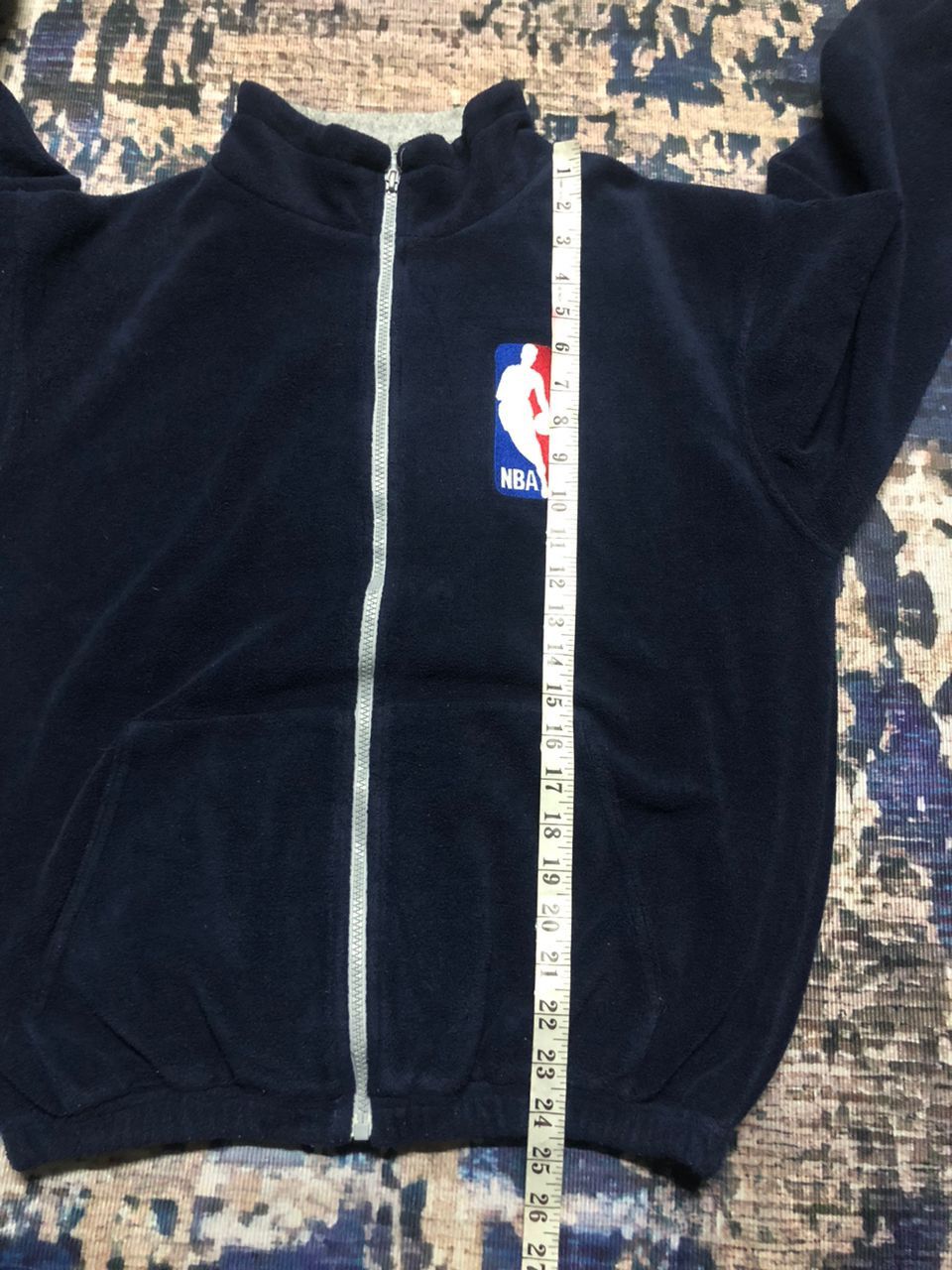 NBA Vintage NBA Big Logo Fleece Zipper Jacket Size US M / EU 48-50 / 2 - 17 Thumbnail