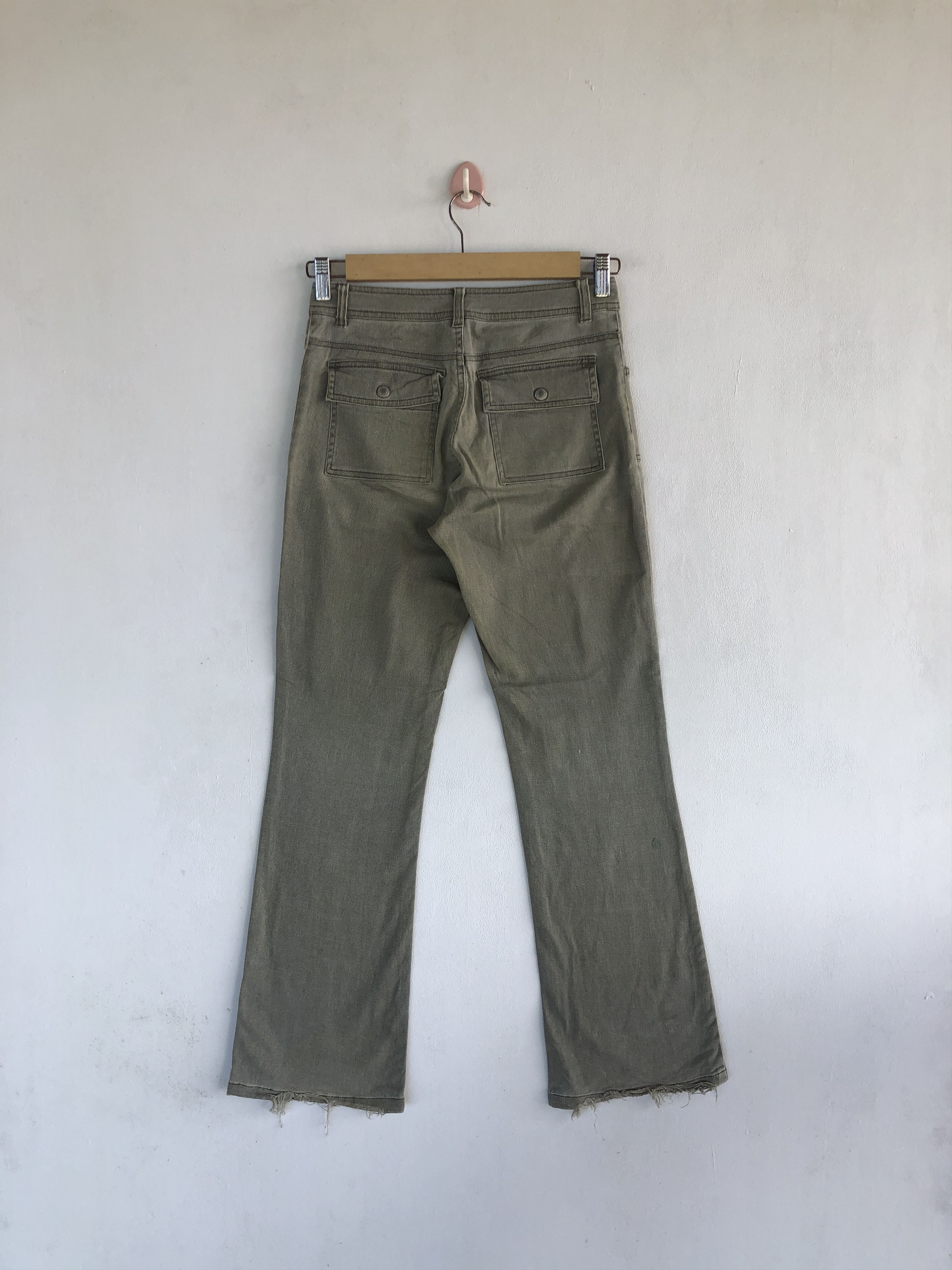 Japanese Brand Japanese Cargo Pants Multi Pocket Bondage Wide Leg Trousers Size 26" / US 2 / IT 38 - 2 Thumbnail