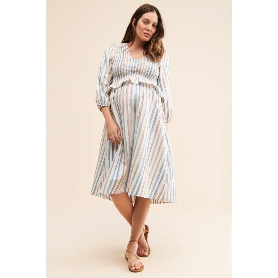 image of New Anthropologie Nuuly Maternity Maritza Dress Frances Hart, Women's (Size Small)