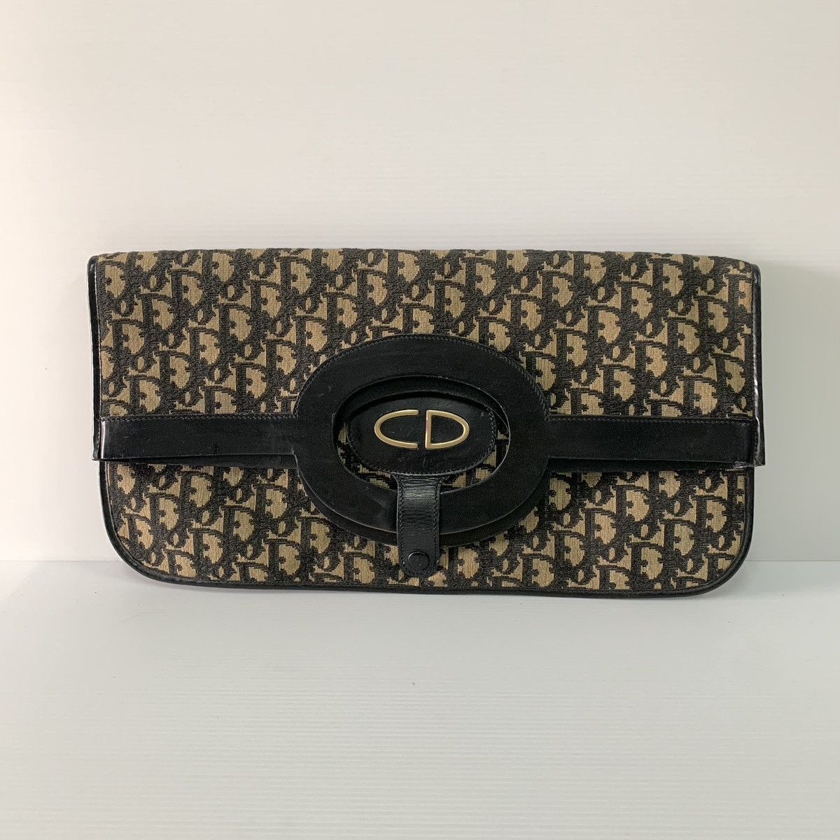 Christian Dior Monsieur Christian Dior Monogram Vintage Document Clutch Large Bag Size ONE SIZE - 13 Thumbnail