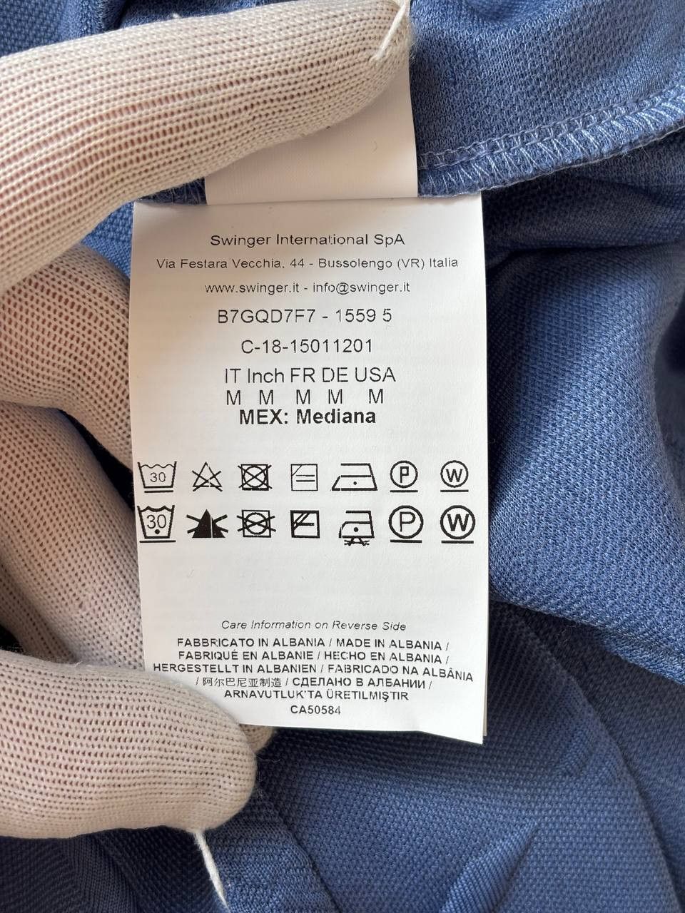 Versace Jeans Couture Versace Jeans monogram men sweatshirt blue Size US M / EU 48-50 / 2 - 10 Thumbnail